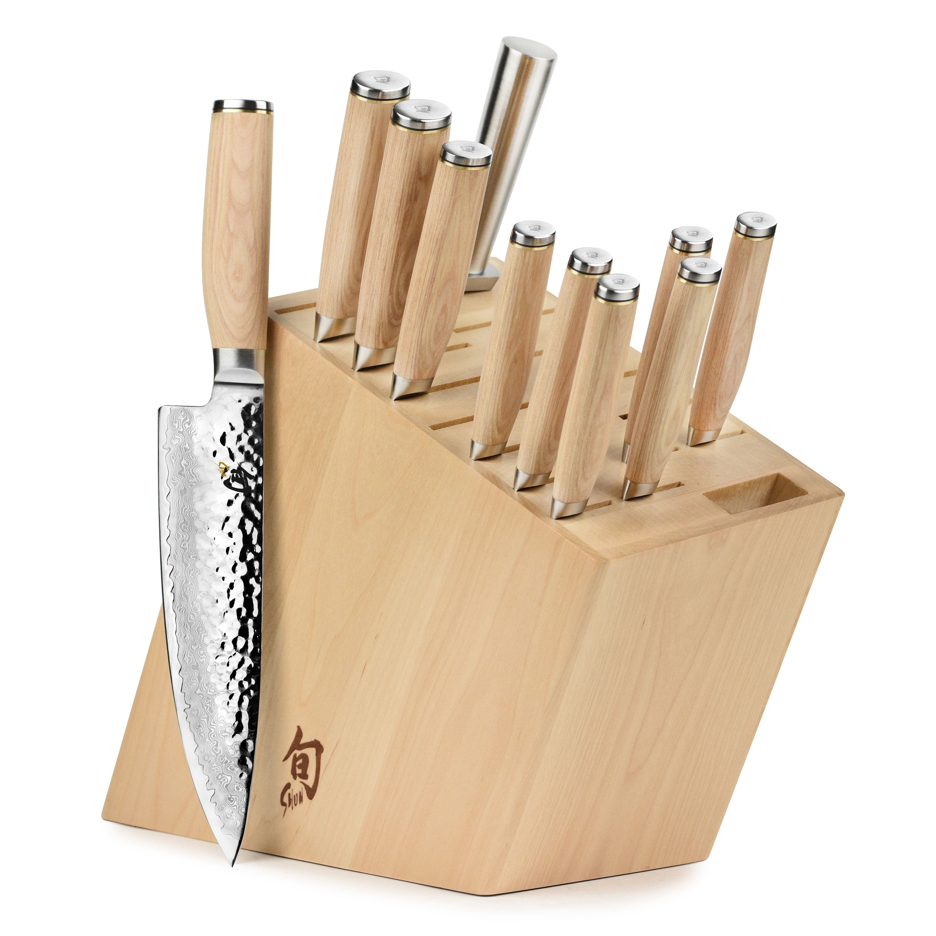 Shun Premier Blonde 12 Piece Knife Block Set Cutlery and More