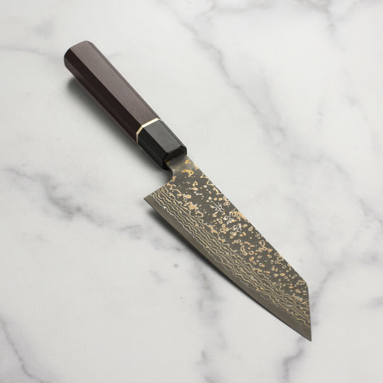 Saji Black Gold Damascus 6.7" Bunka