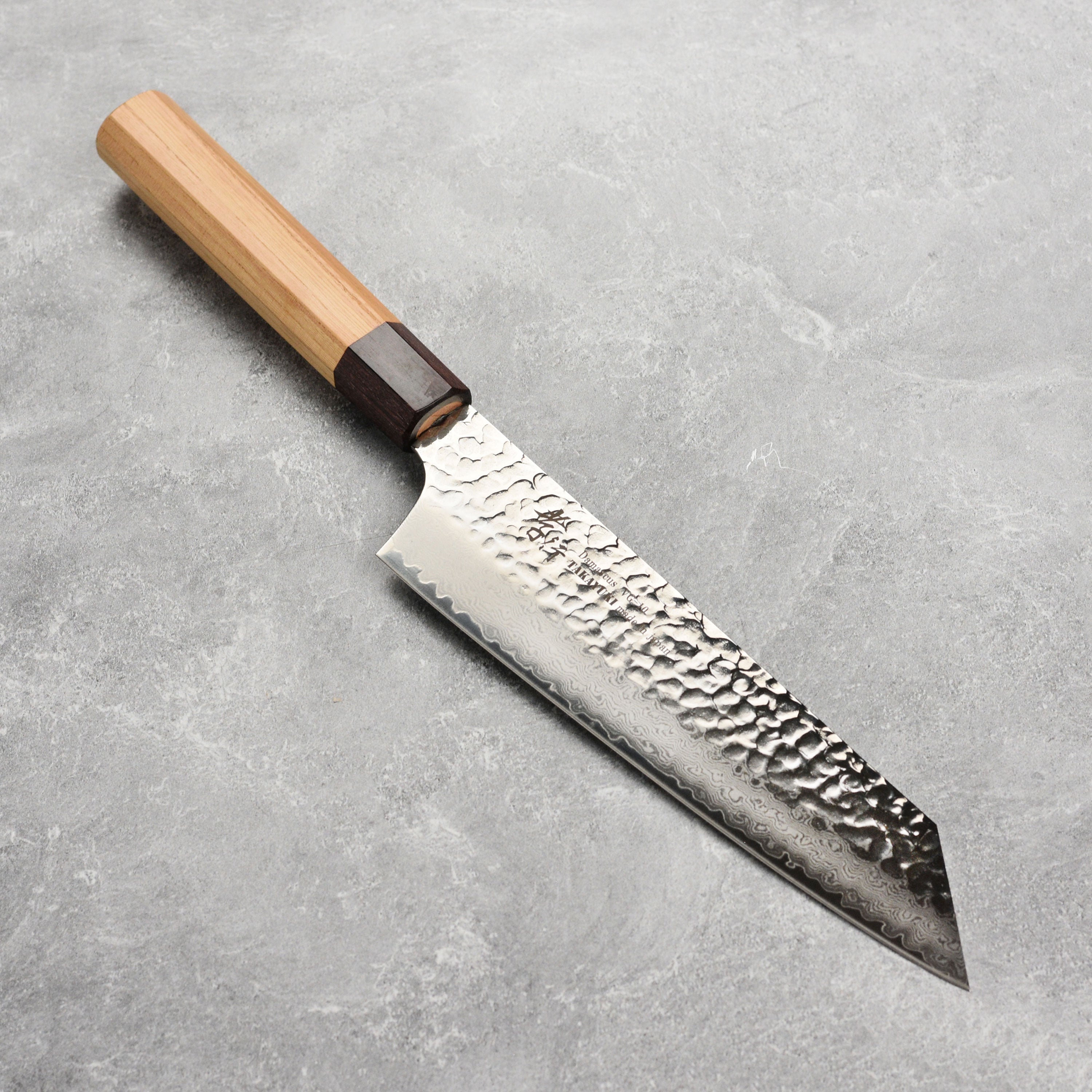 umaki.7様 Takayuki VG10 Damascus Bunka Knife - 7.5
