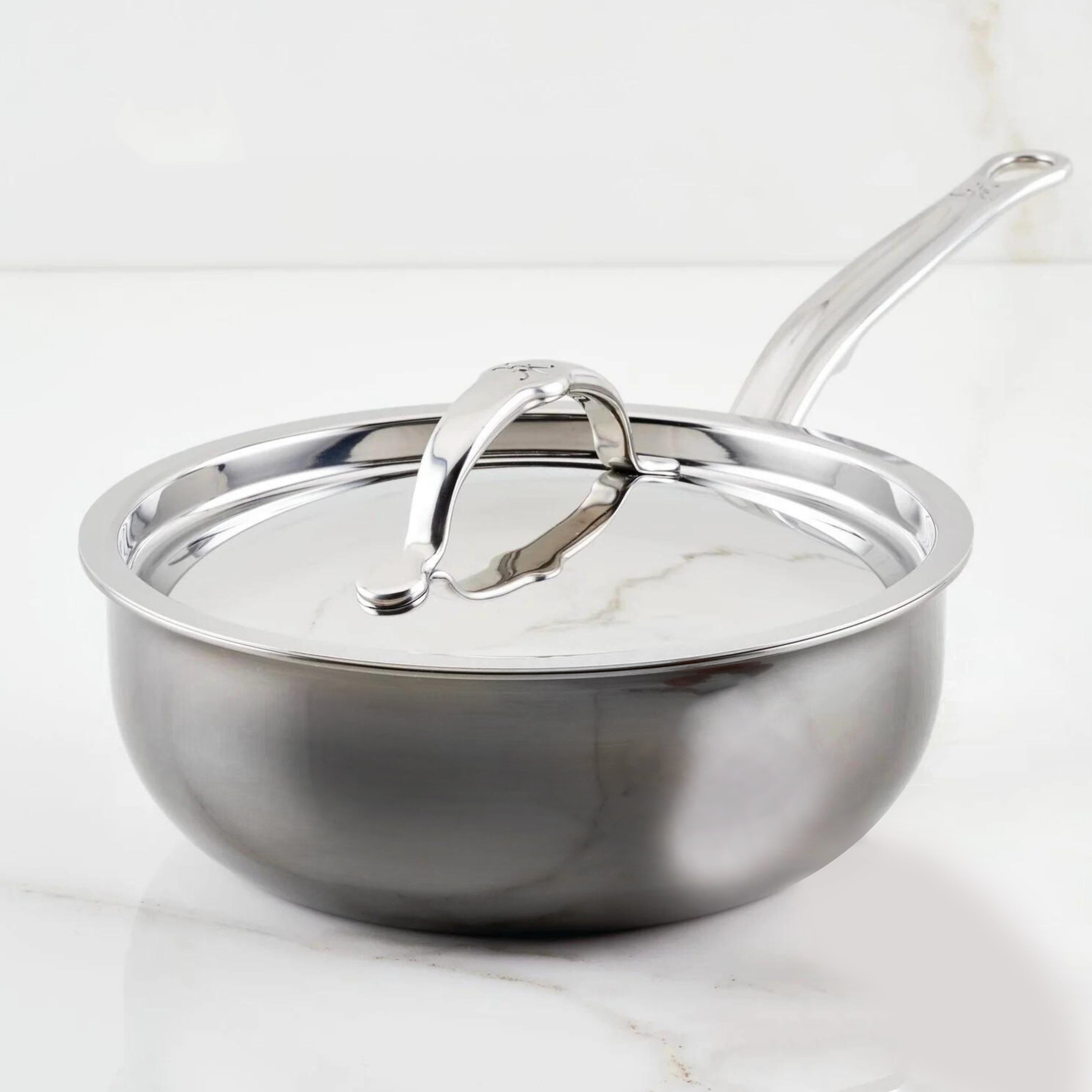 Hestan NanoBond Saucier - 2-quart Titanium Stainless Steel