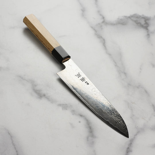 Sukenari SG2 Damascus 7.7" Santoku