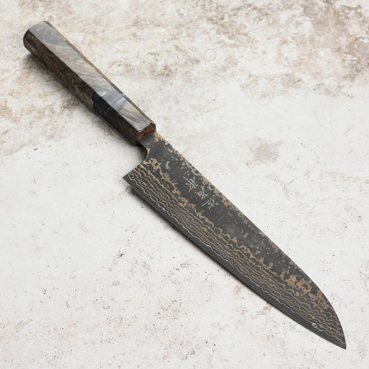 Saji Black Gold Damascus 8.25" Gyuto