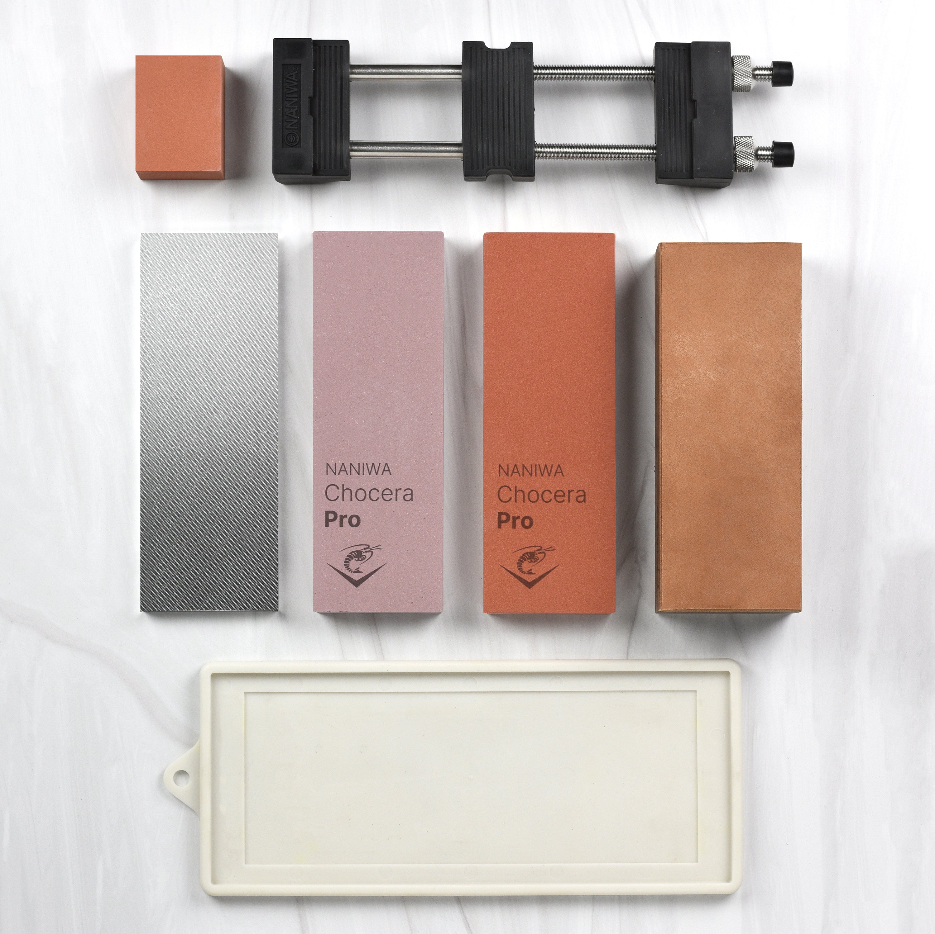 C+M Total Whetstone Sharpening Kit - Includes Naniwa Chocera