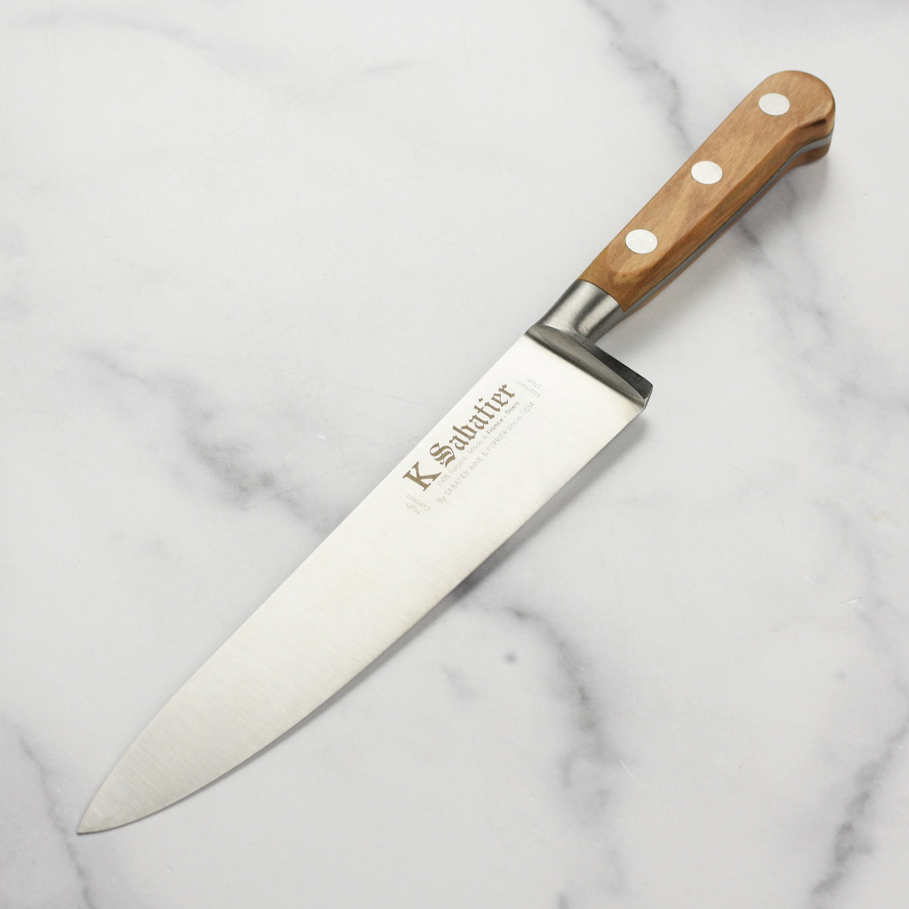K Sabatier Olive Wood Chef's Knife, 8
