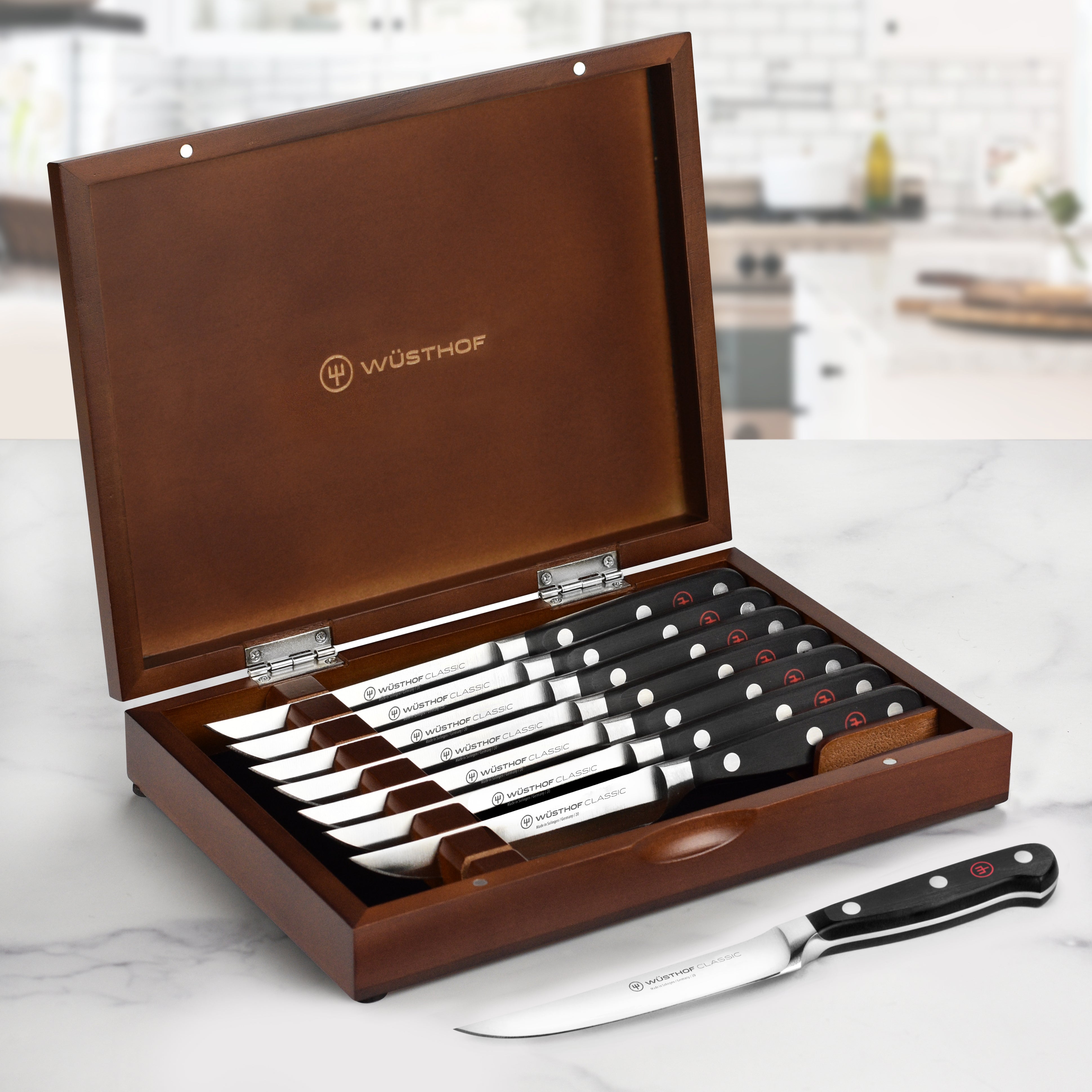 Wusthof Classic Steak Knives - 8 Piece Set with Case – Cutlery and