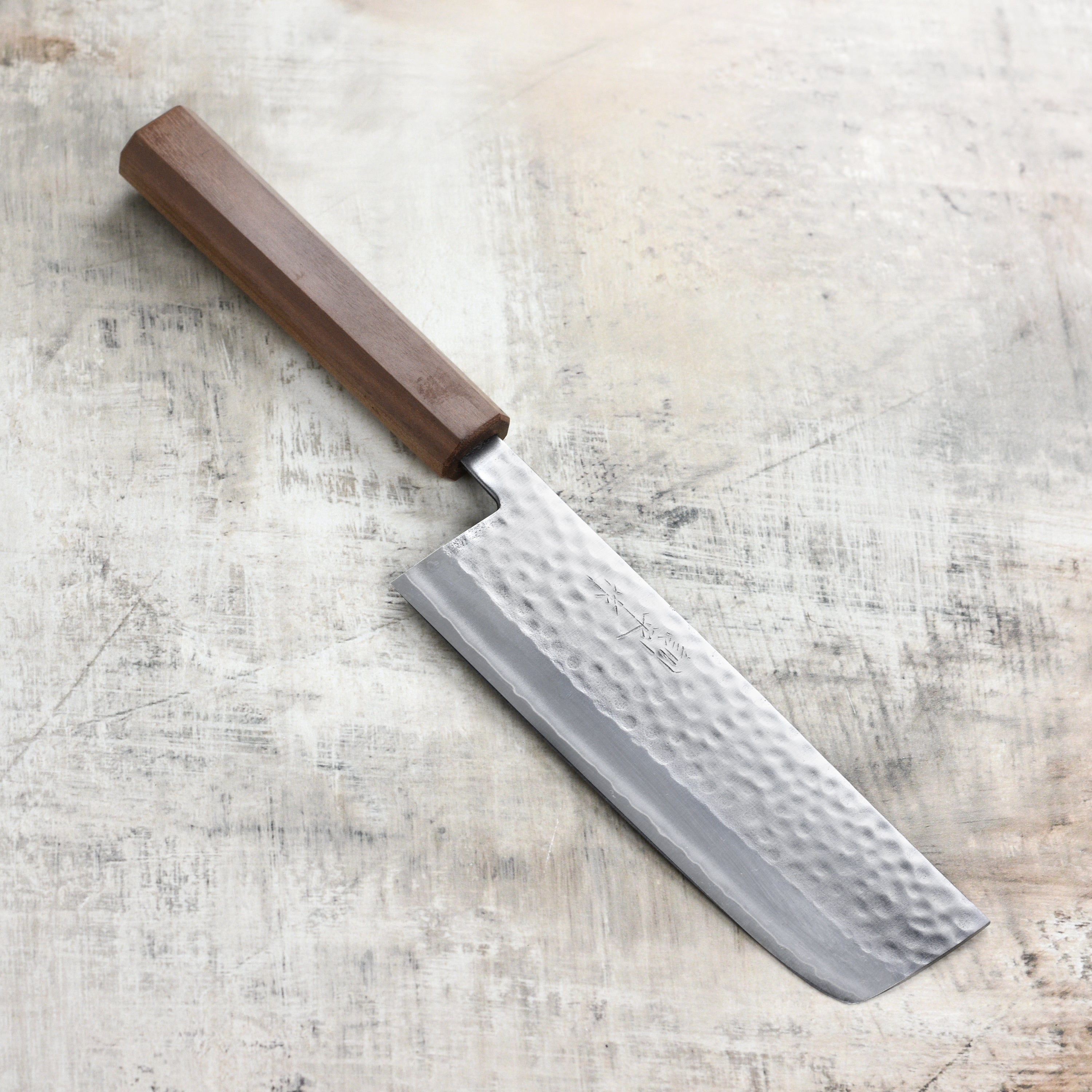 Masutani Nakiri Knife - VG1 Hammered 6.7