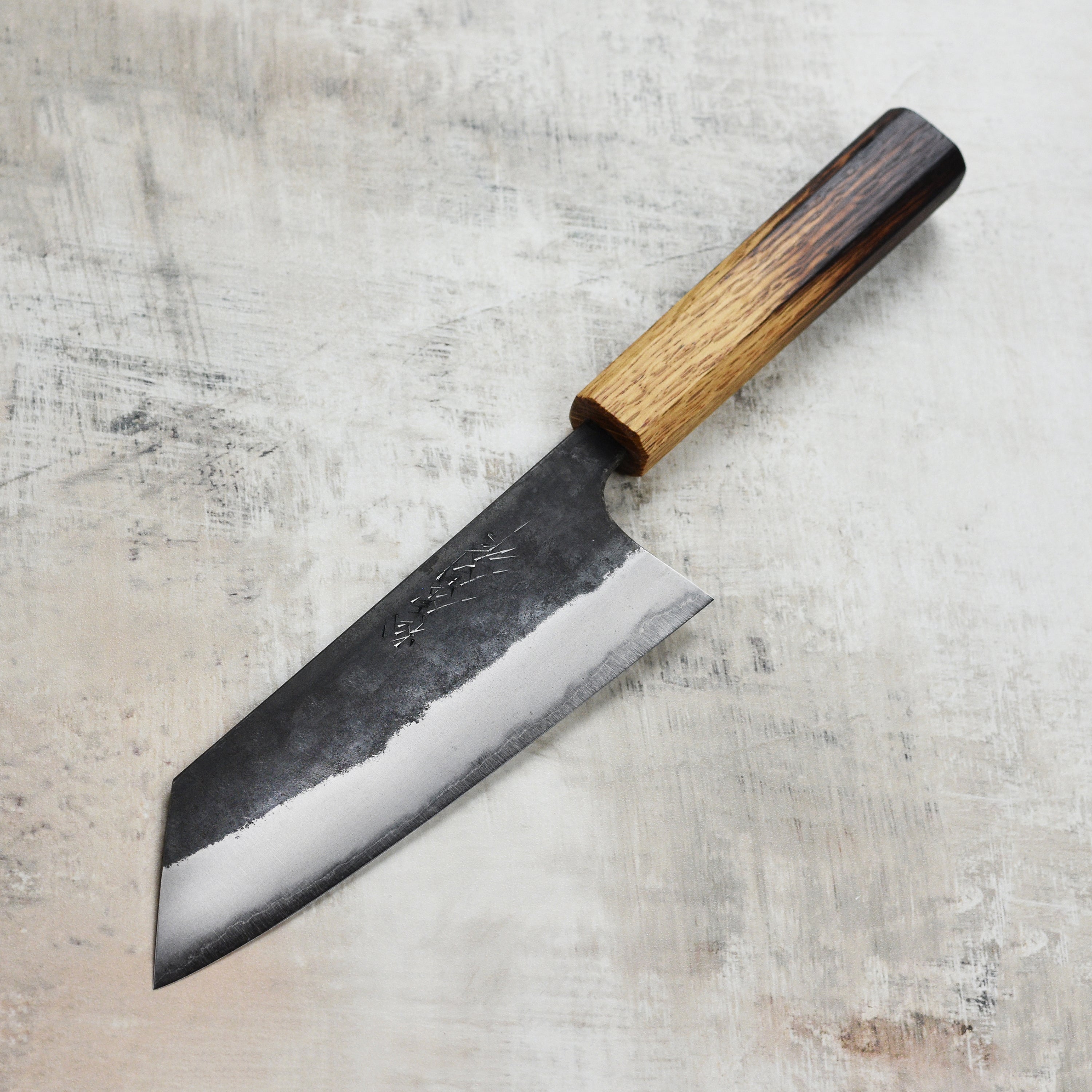 Matsubara Shirogami #1 Kurouchi Stainless Clad 6.7