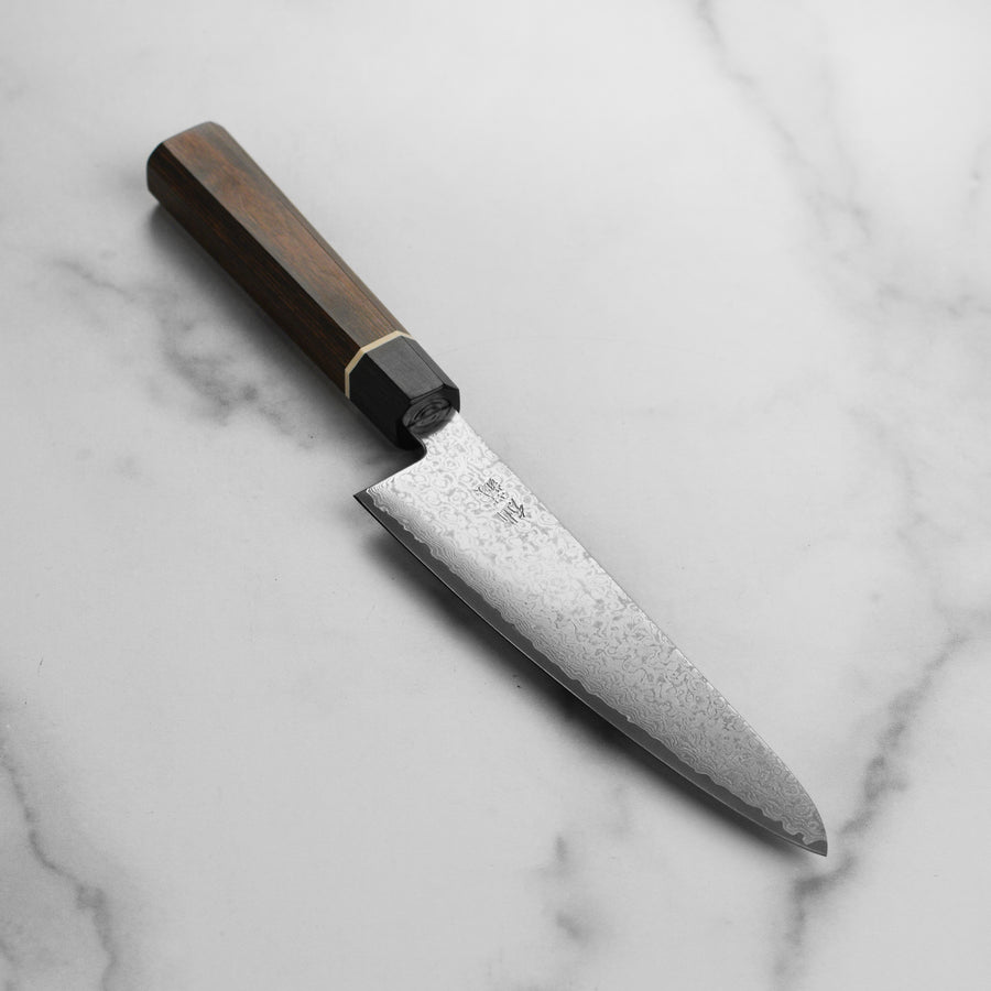 Senzo Black Damascus 5.5" Prep Knife