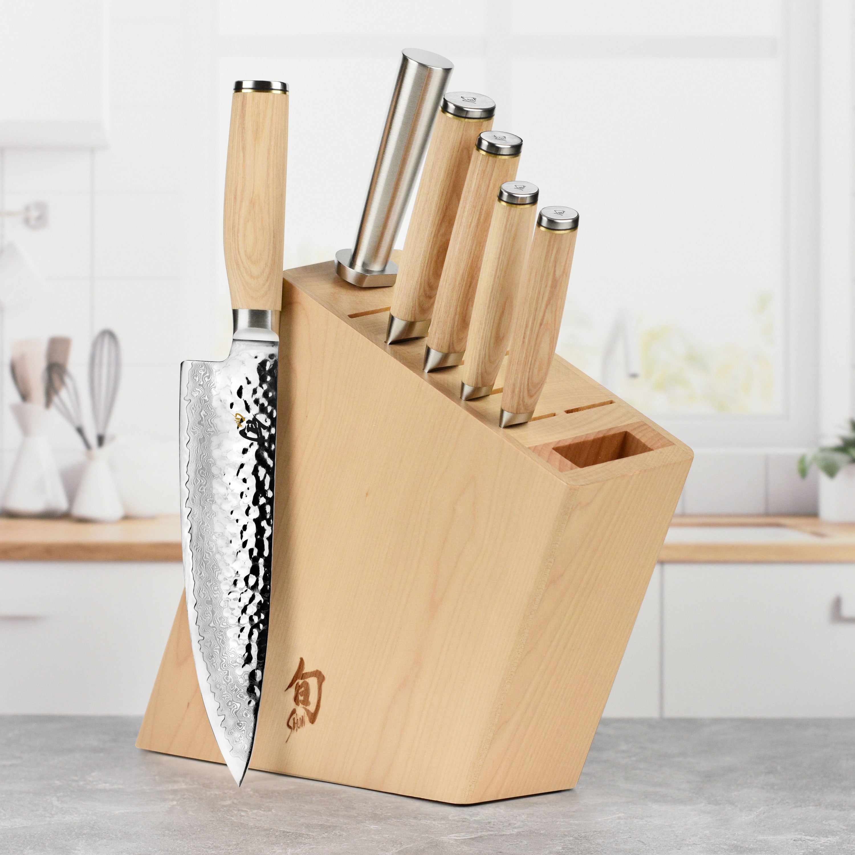 Shun☆ Shun Premier Blonde Knife Block Set - 7 Piece – Cutlery and More