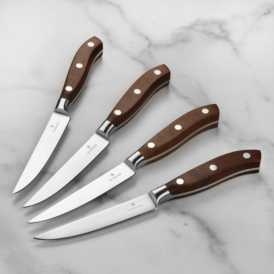 Victorinox Grand Maitre Wood 4 Piece Steak Knife Set