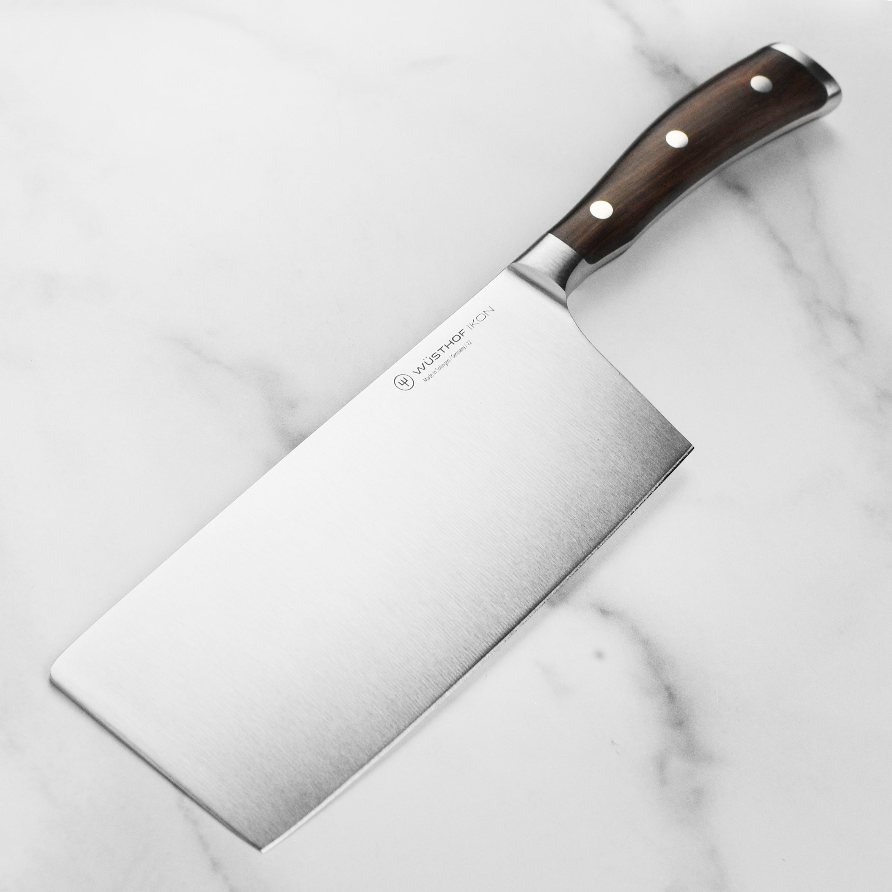 Wusthof Ikon Blackwood Chinese Chef's Knife - 7