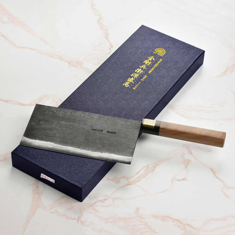 Moritaka 7.5" Aogami Super Carbon Steel Chinese Chef's Knife