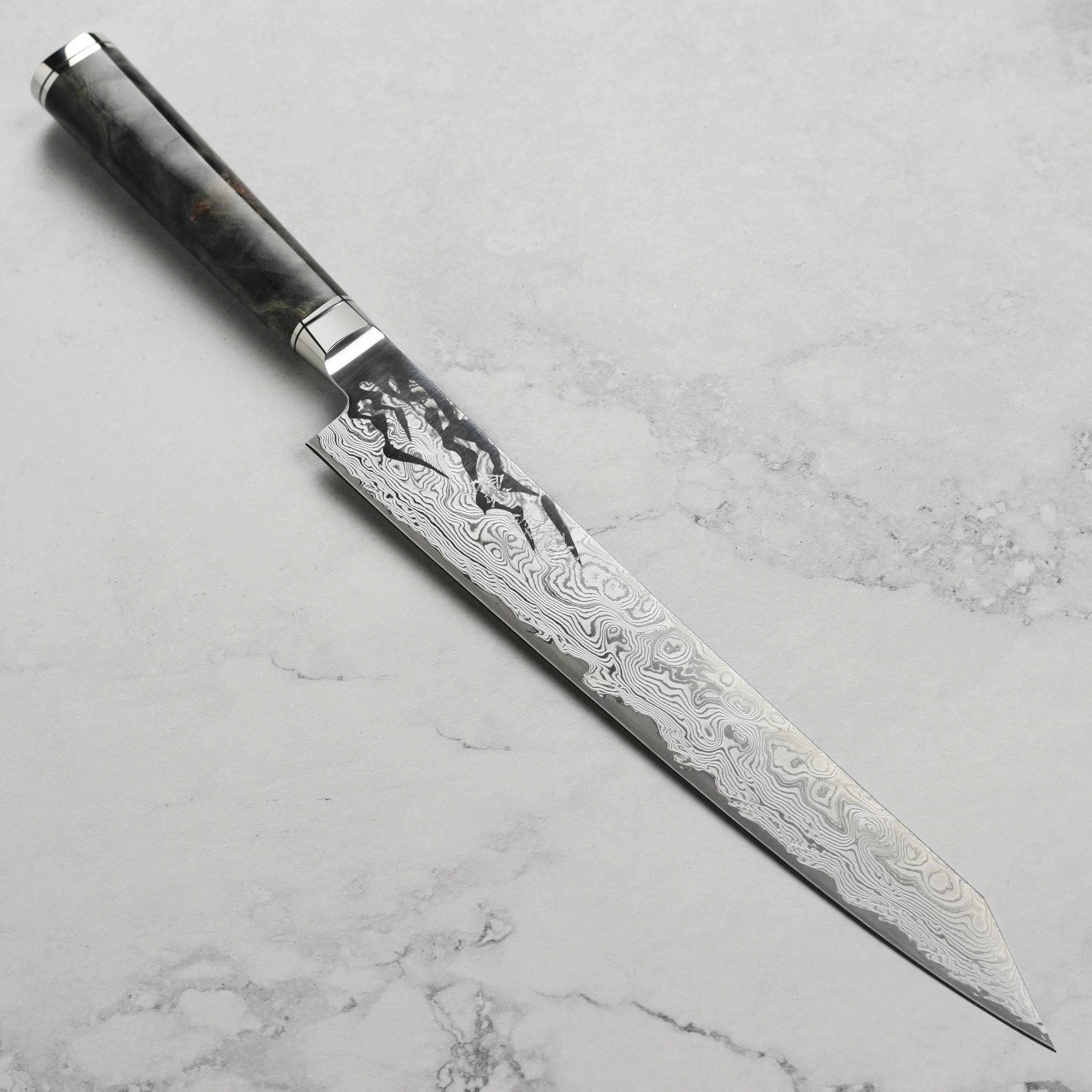 Ryusen Oukokuryu MT SG2 Damascus Sujihiki, 10.2