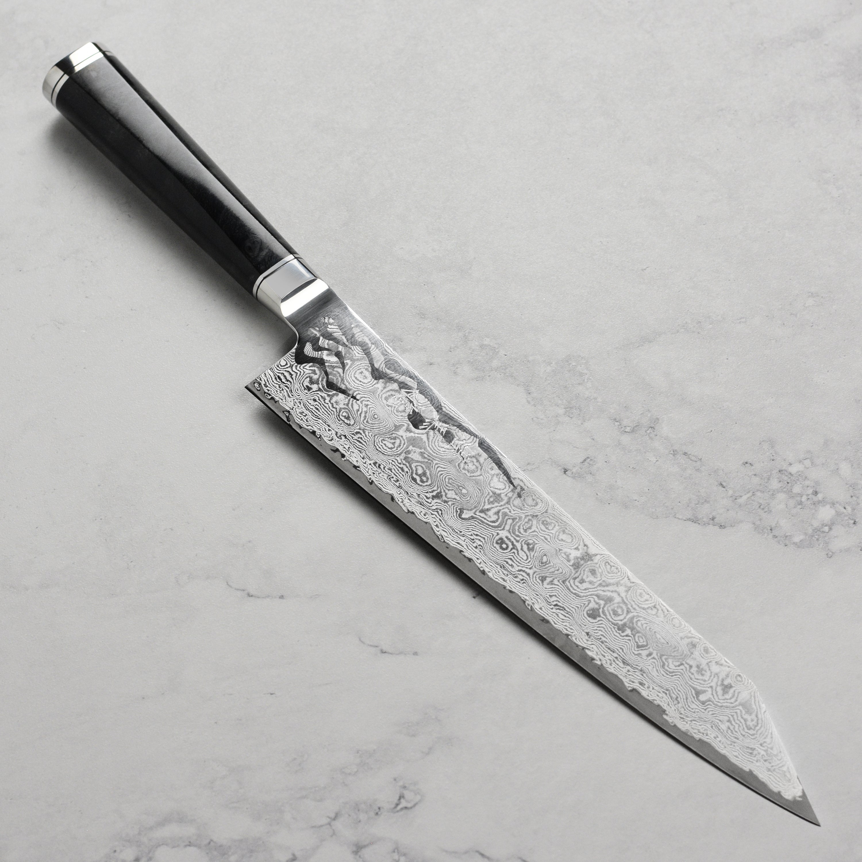 Ryusen Oukokuryu MT SG2 Damascus Gyuto, 9.4