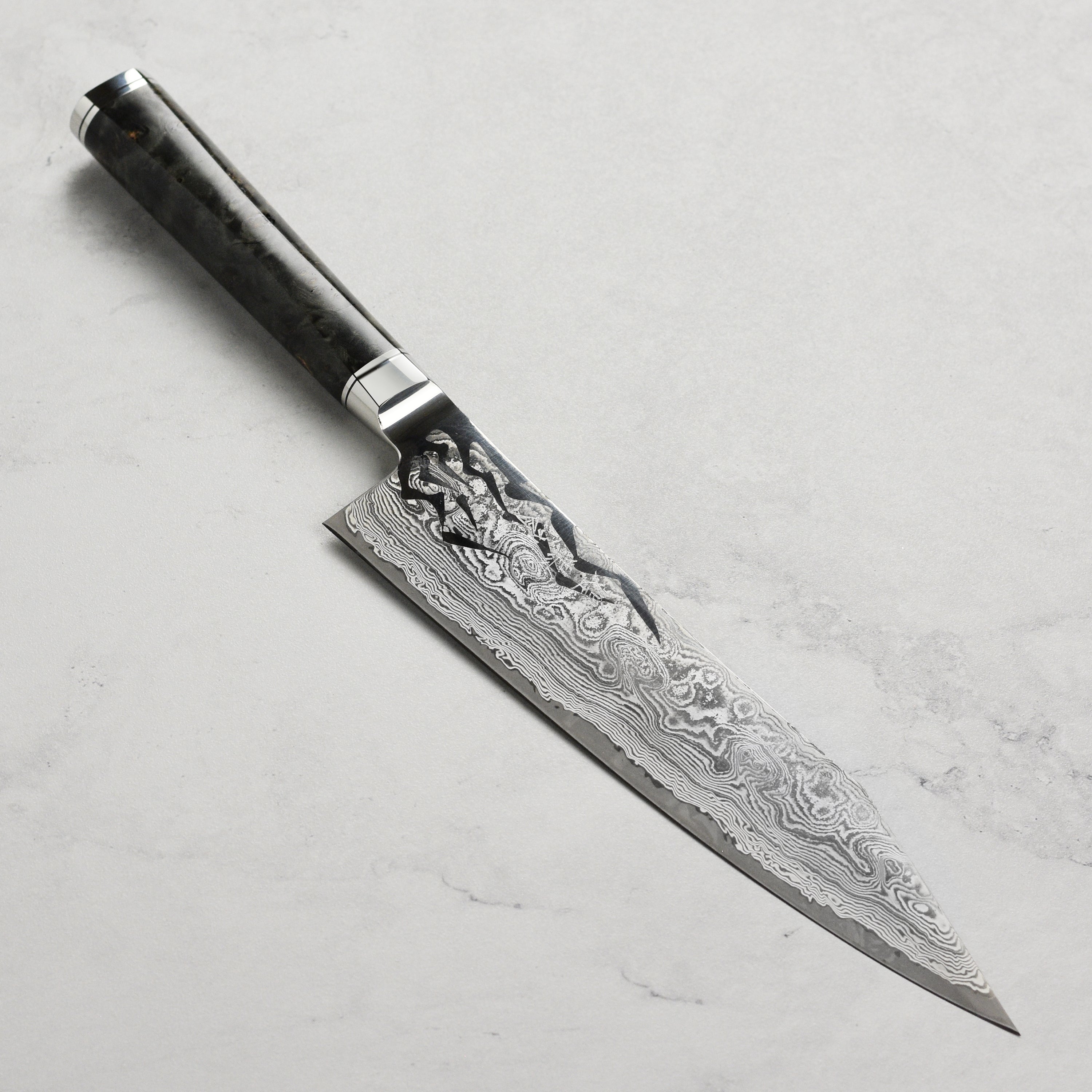 RyuwKu！ Ryusen Oukokuryu MT SG2 Damascus Gyuto, 8.25