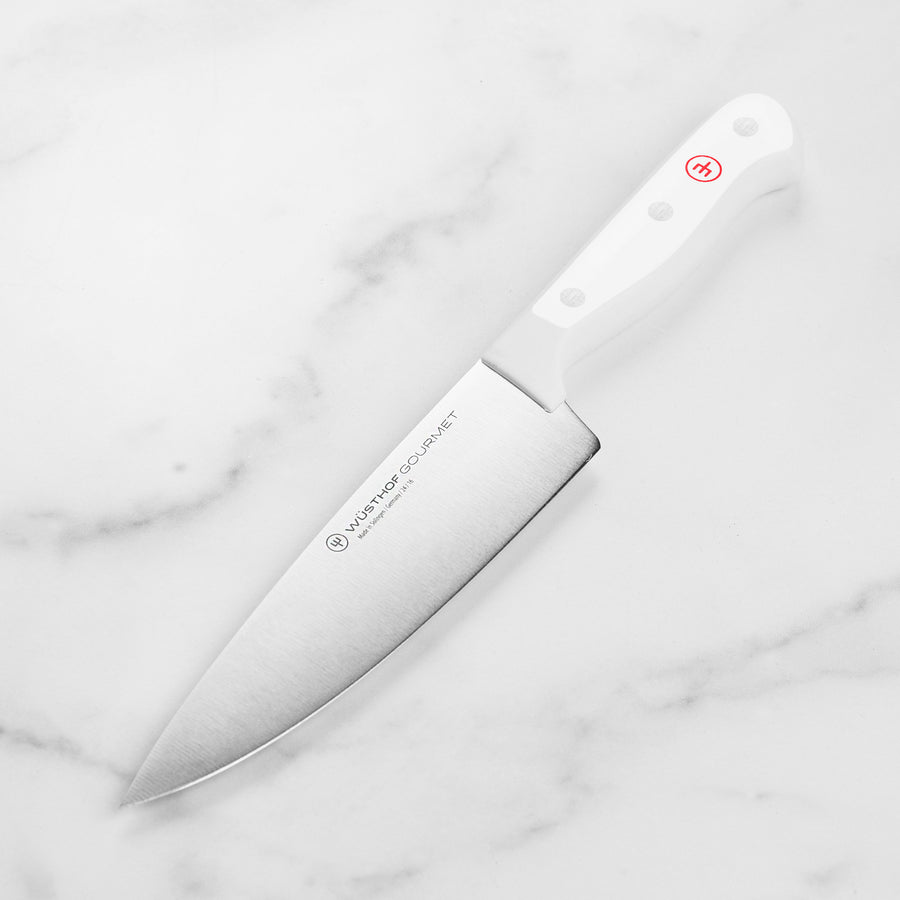 Wusthof Gourmet 6" Chef's Knife, White Handle