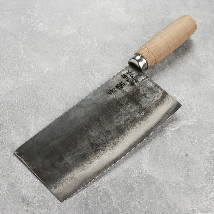 Hatsukokoro Sentan Shirogami #2 Stainless Clad 8" Chinese Chef's Knife
