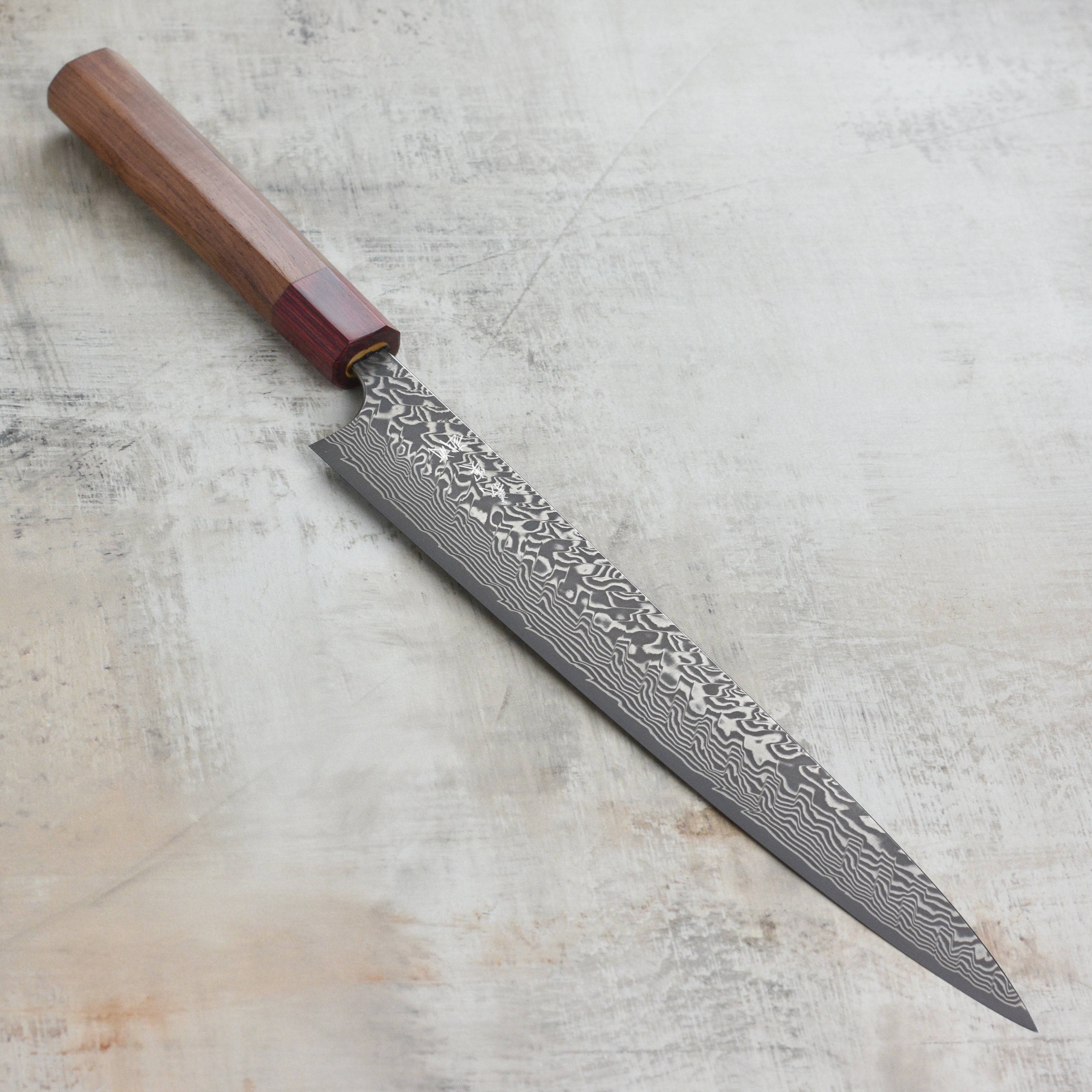 Yoshimi Kato SG2 Black Damascus 270mm Sujihiki Japanese Slicing