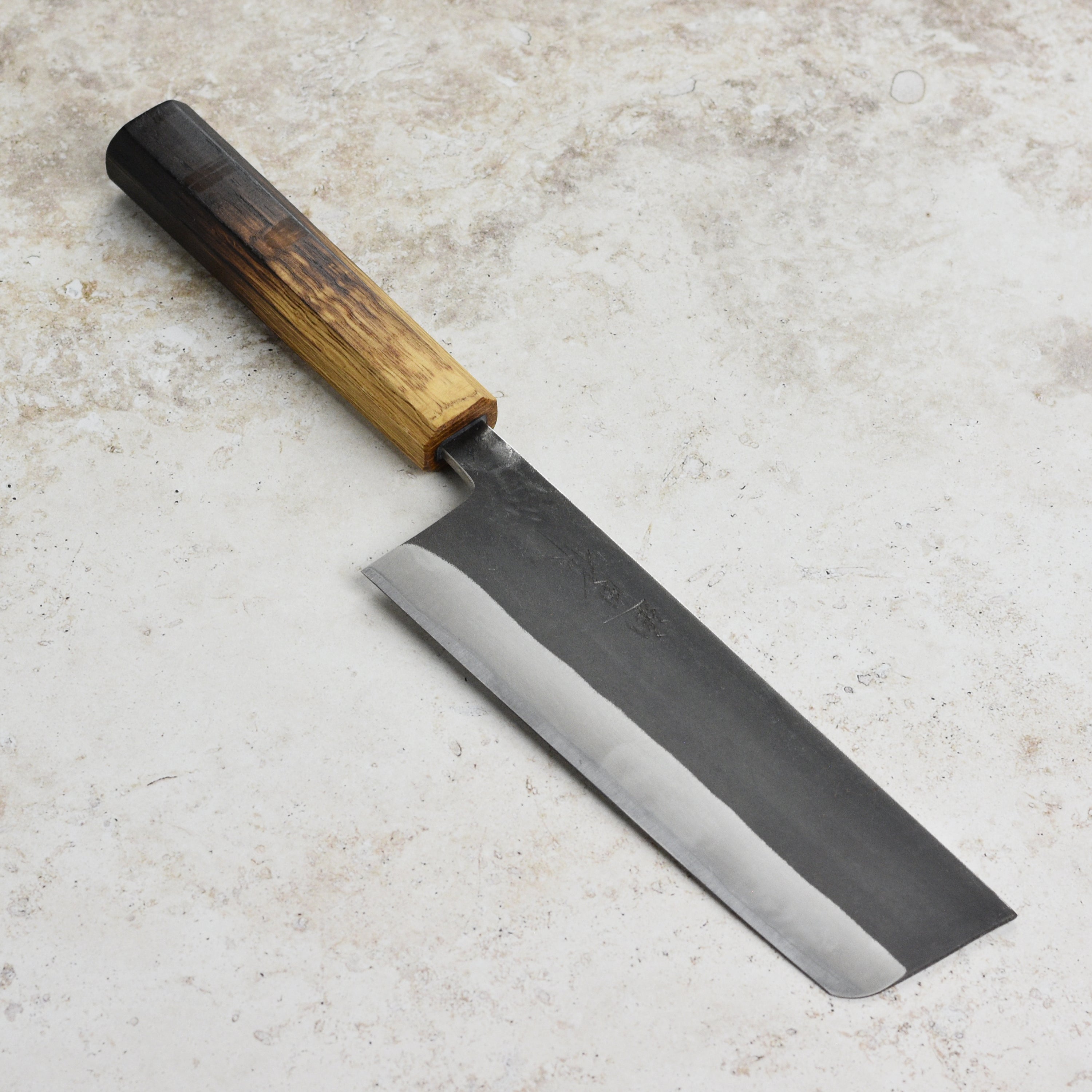 Sakoda Shirogami White #2 170mm Nakiri Japanese Knife, Hand-Forged