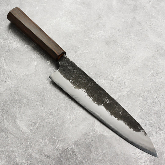 Mazaki Shirogami #2 Kurouchi Nashiji 9.4" Gyuto