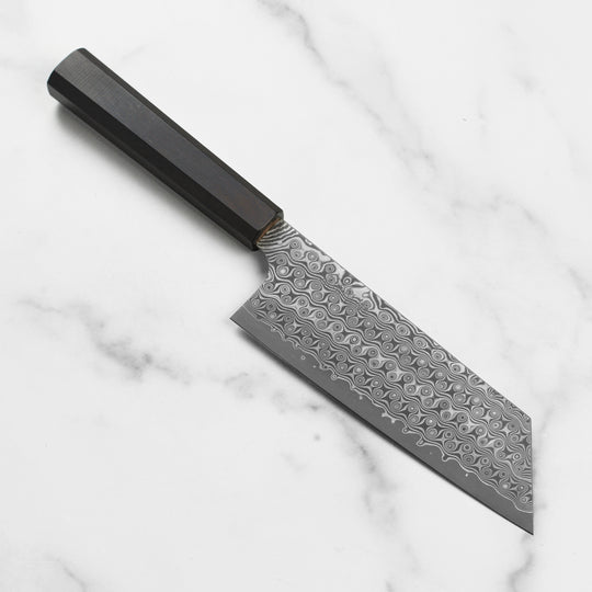 Nigara Anmon SG2 Damascus 7" Kiritsuke Nakiri