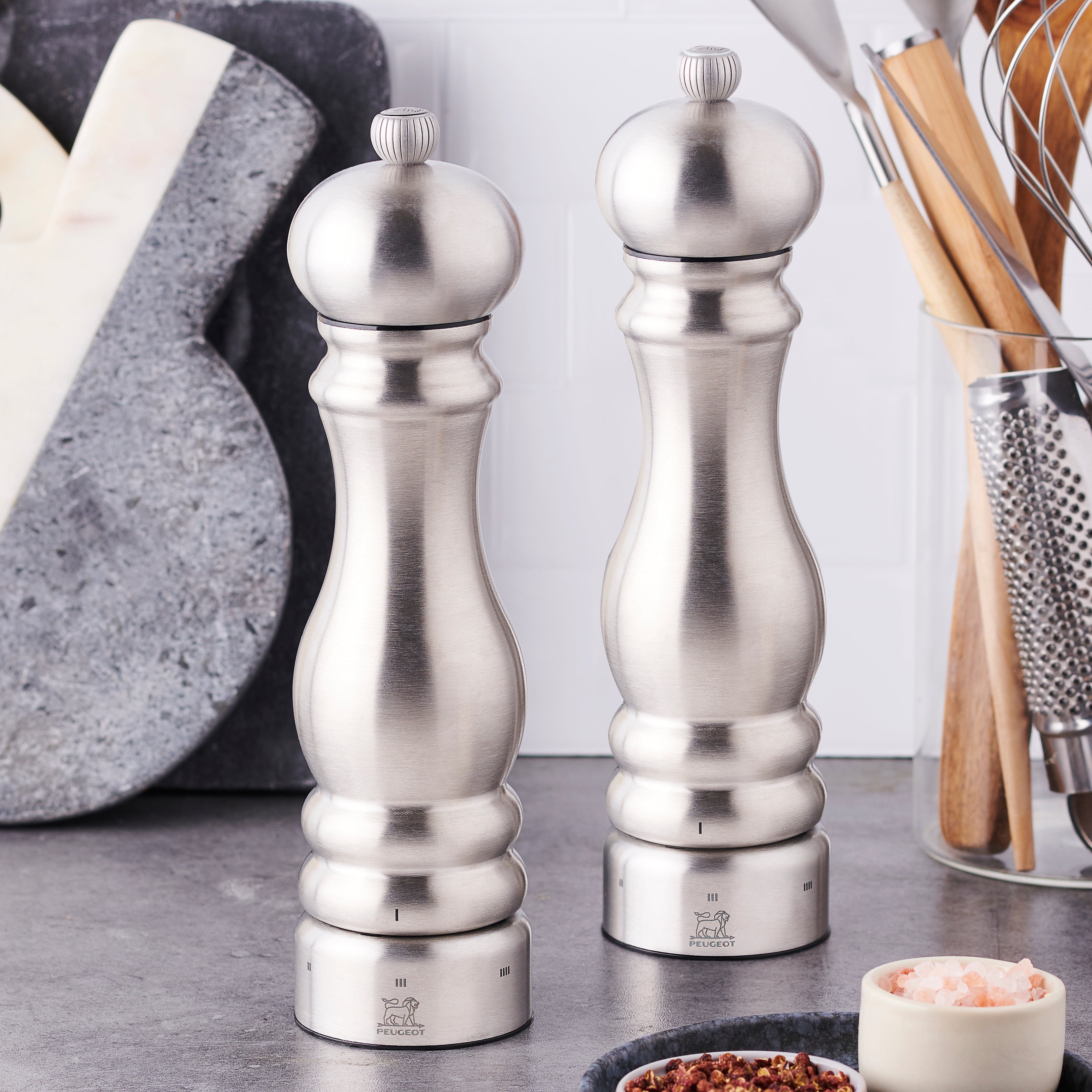 Paris Chef U'Select 8.75 in Stainless Steel Salt Mill Paris Chef U'Select 8.75 in Stainless Steel Salt Mill