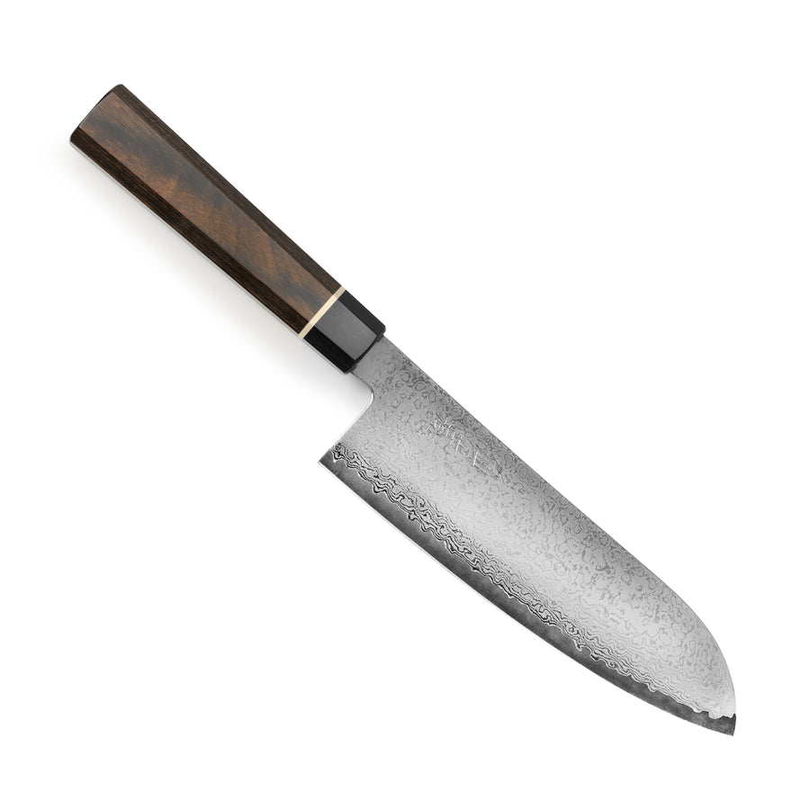 Senzo Black Damascus 6.5" Santoku Knife
