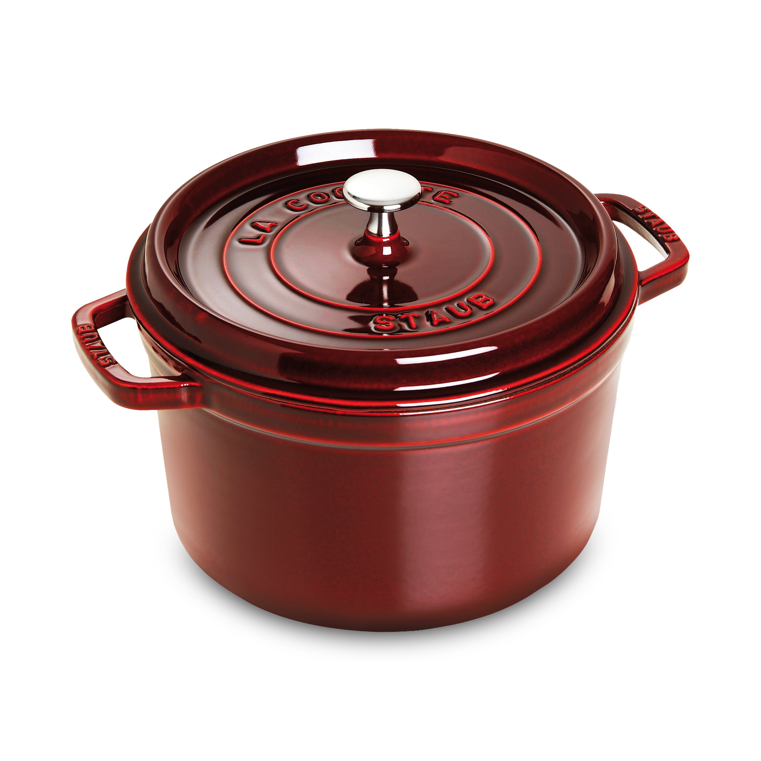 Staub Cast Iron Dutch Oven 5-qt Tall Cocotte, Made in France, Serves 5-6,  Grenadine, 5-qt - Gerbes Super Markets