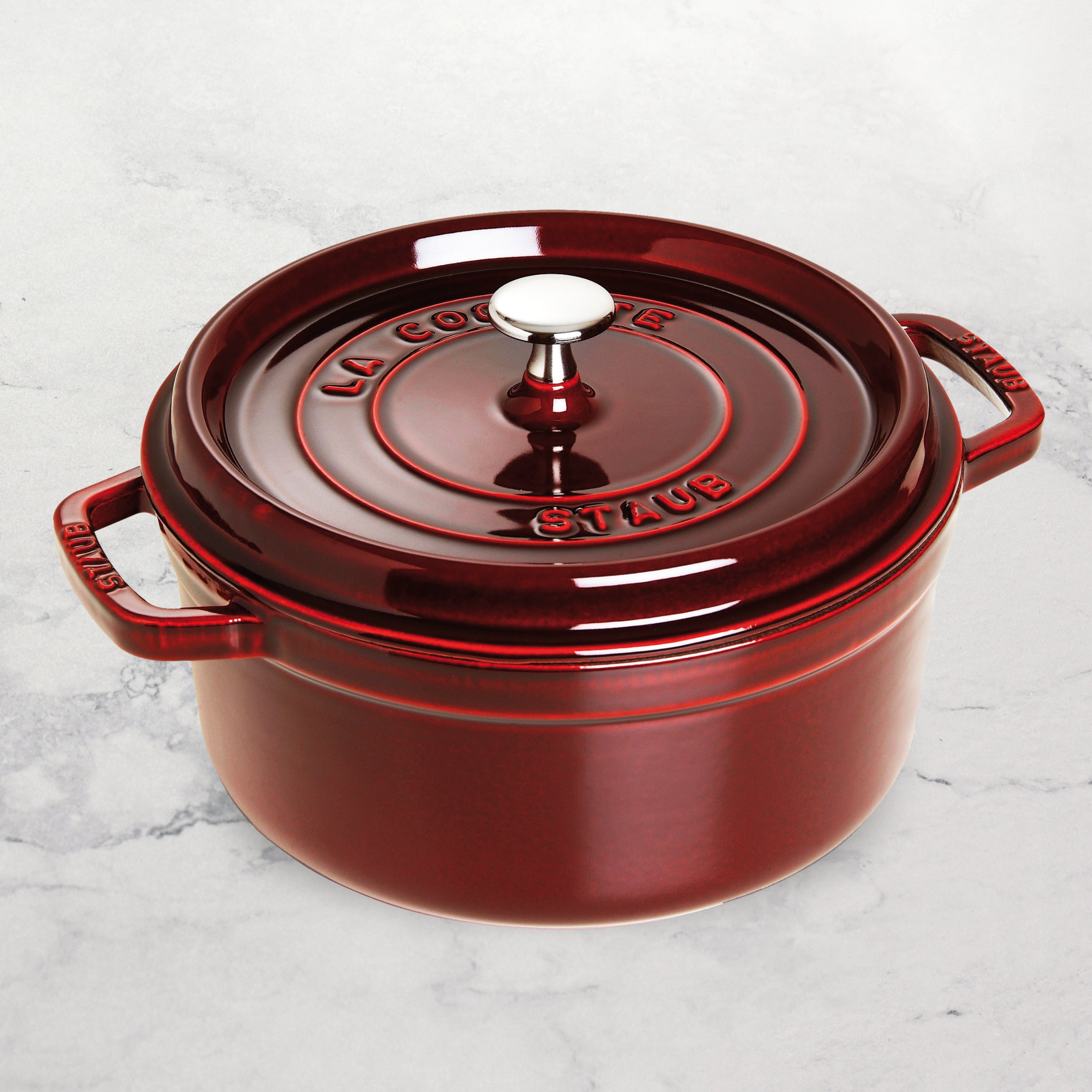 Staub Dutch Oven - 9-qt Cast Iron Cocotte - Grenadine – Cutlery