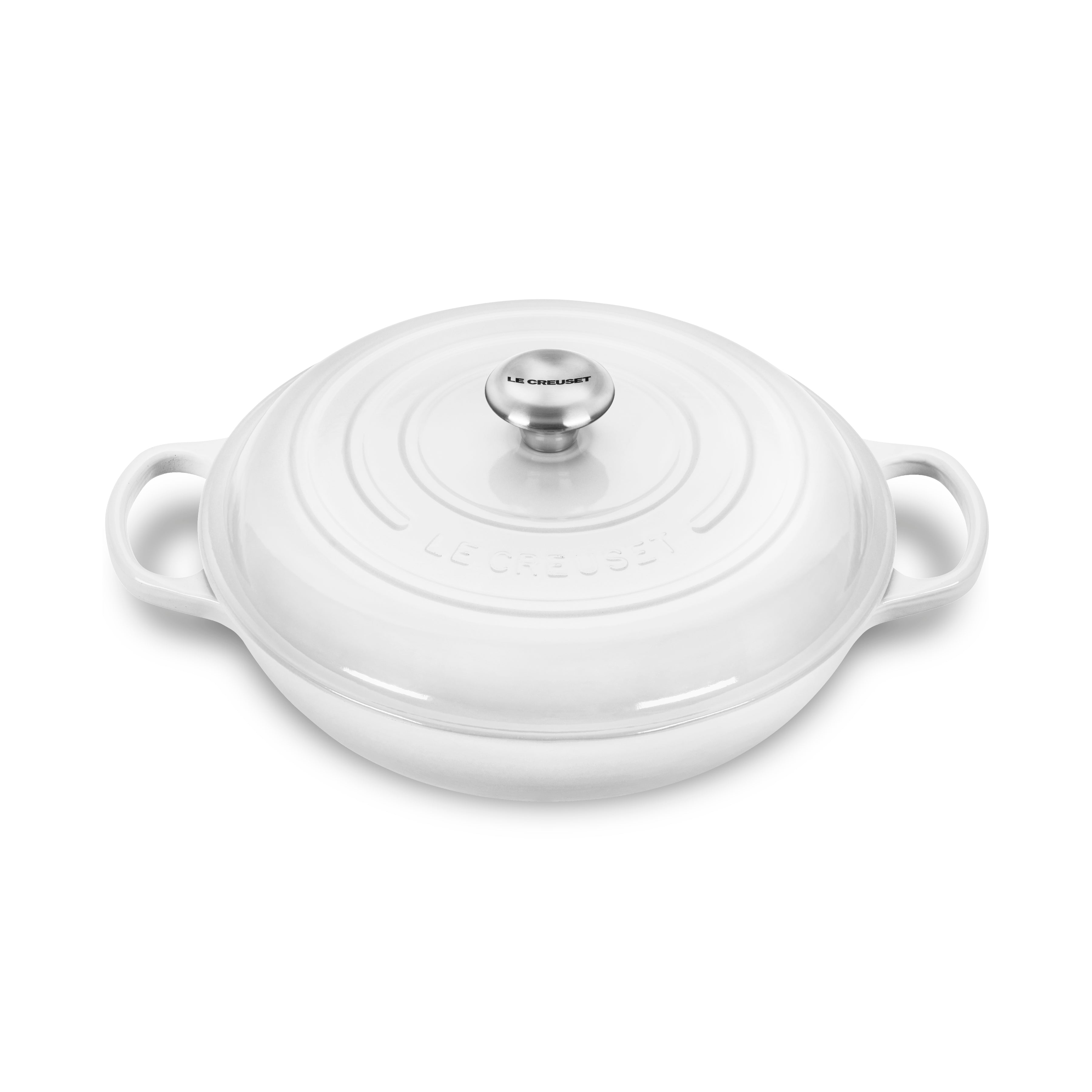 Le Creuset Braiser - 3.5-qt Cast Iron - White – Cutlery and More