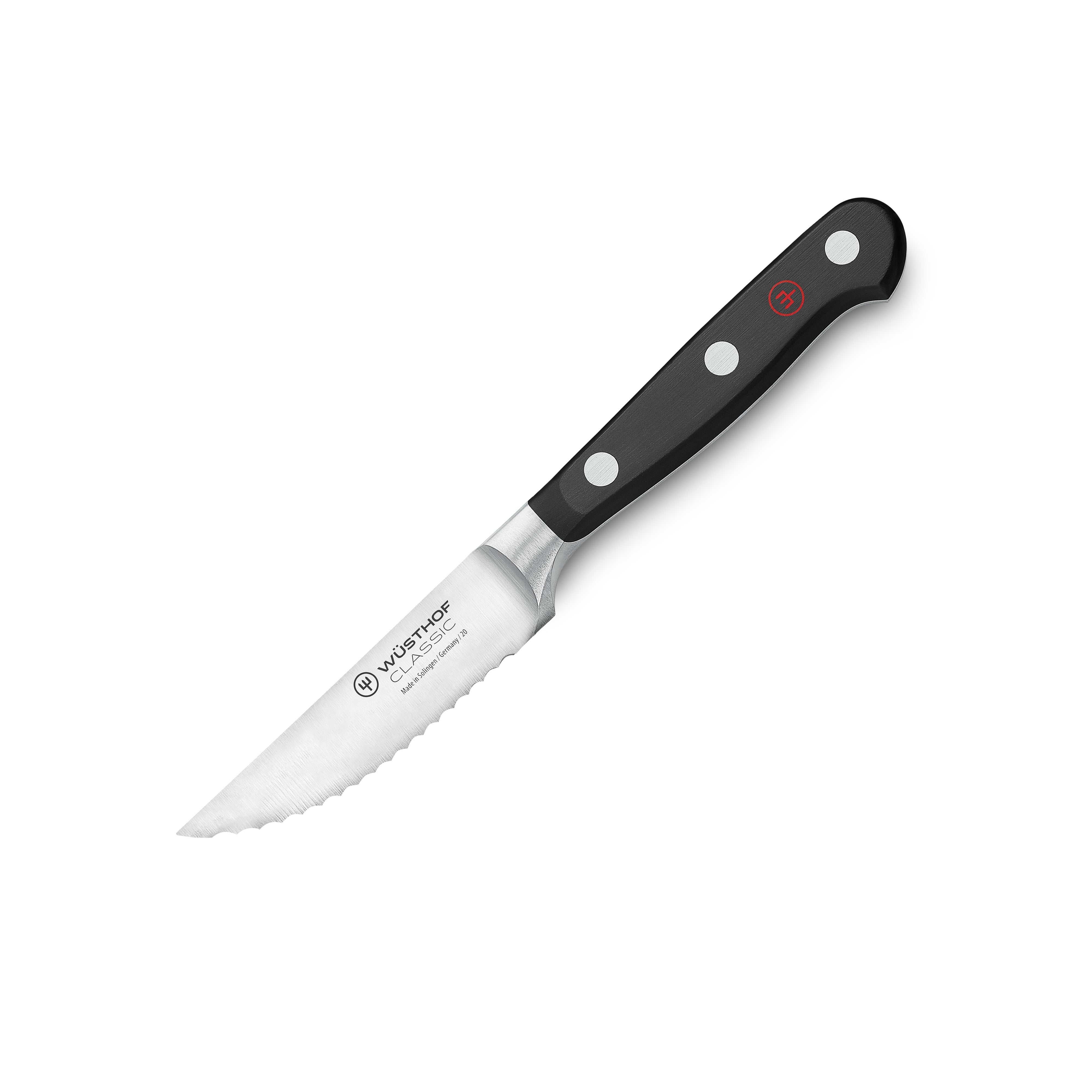 Wusthof Classic 3.5 Fully Serrated Paring Knife - Cutler's
