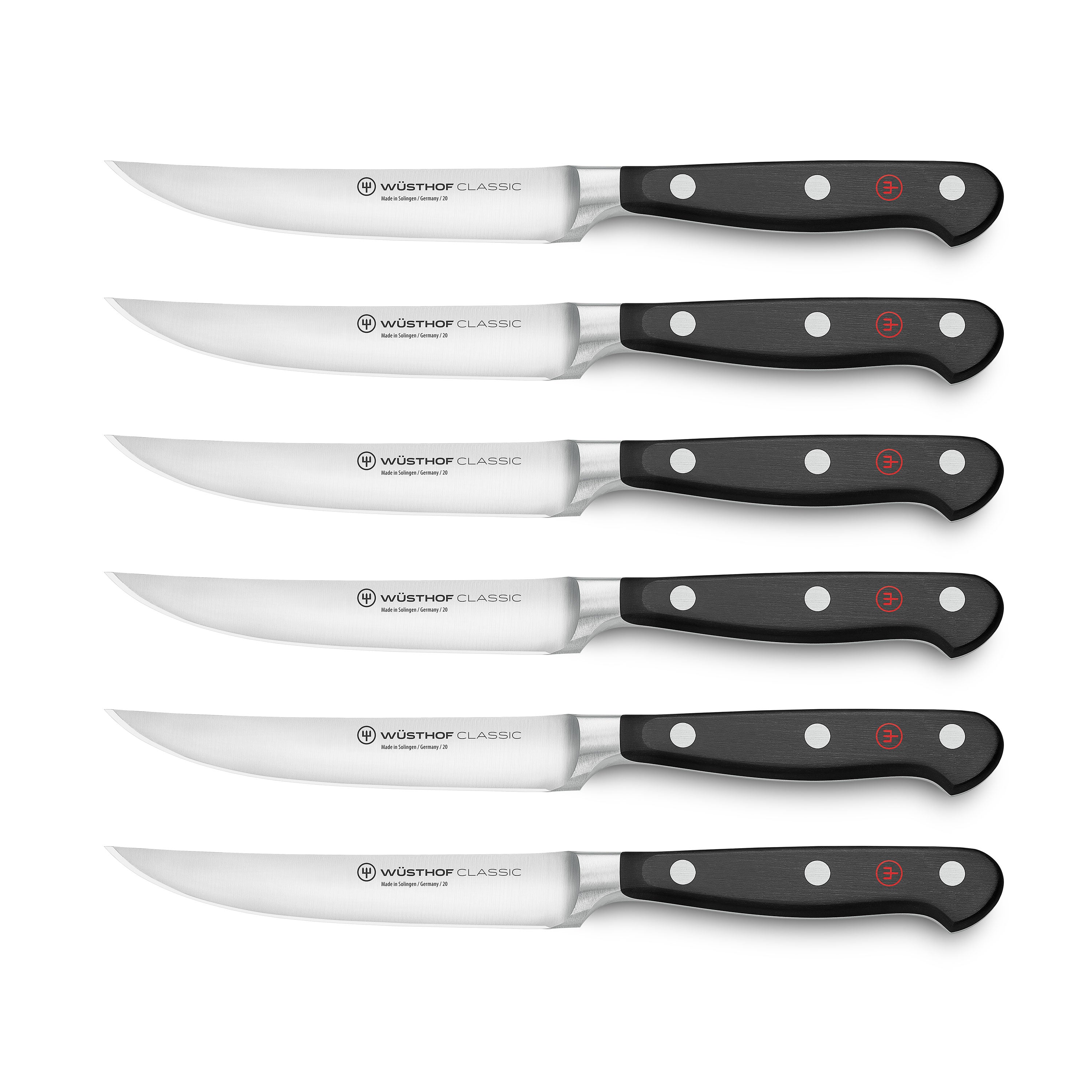 Steak knife set CLASSIC, 6 pcs, Wüsthof 