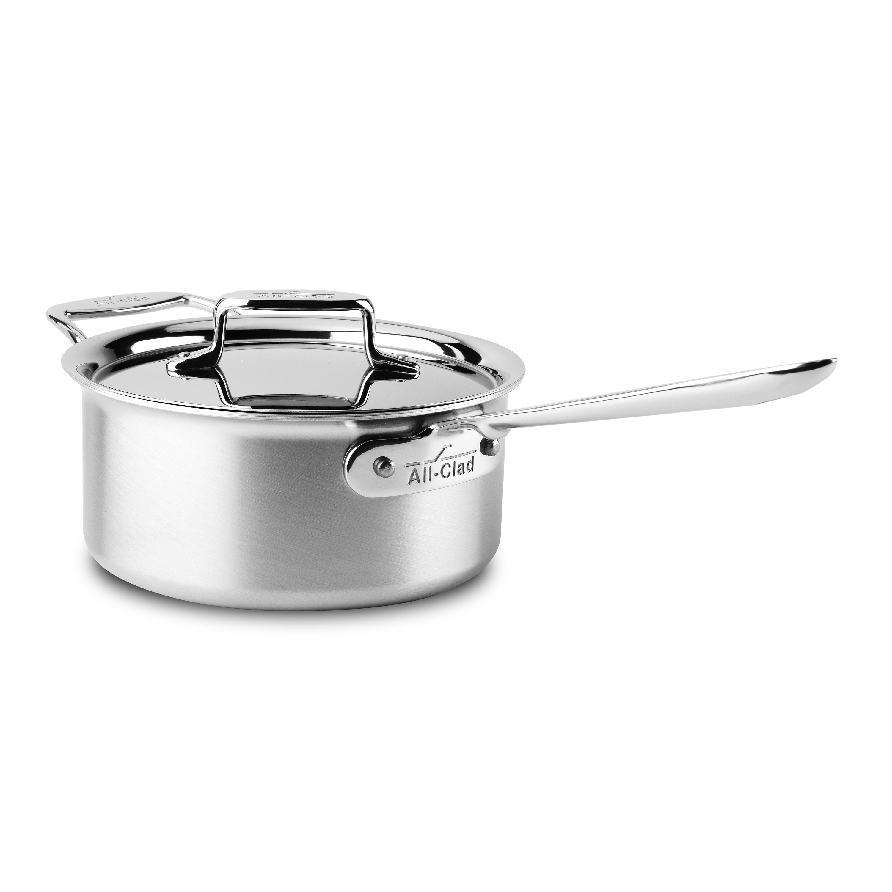 All-Clad d5 Brushed 4 Qt. Sauce Pan With LidSKU#:8048439 