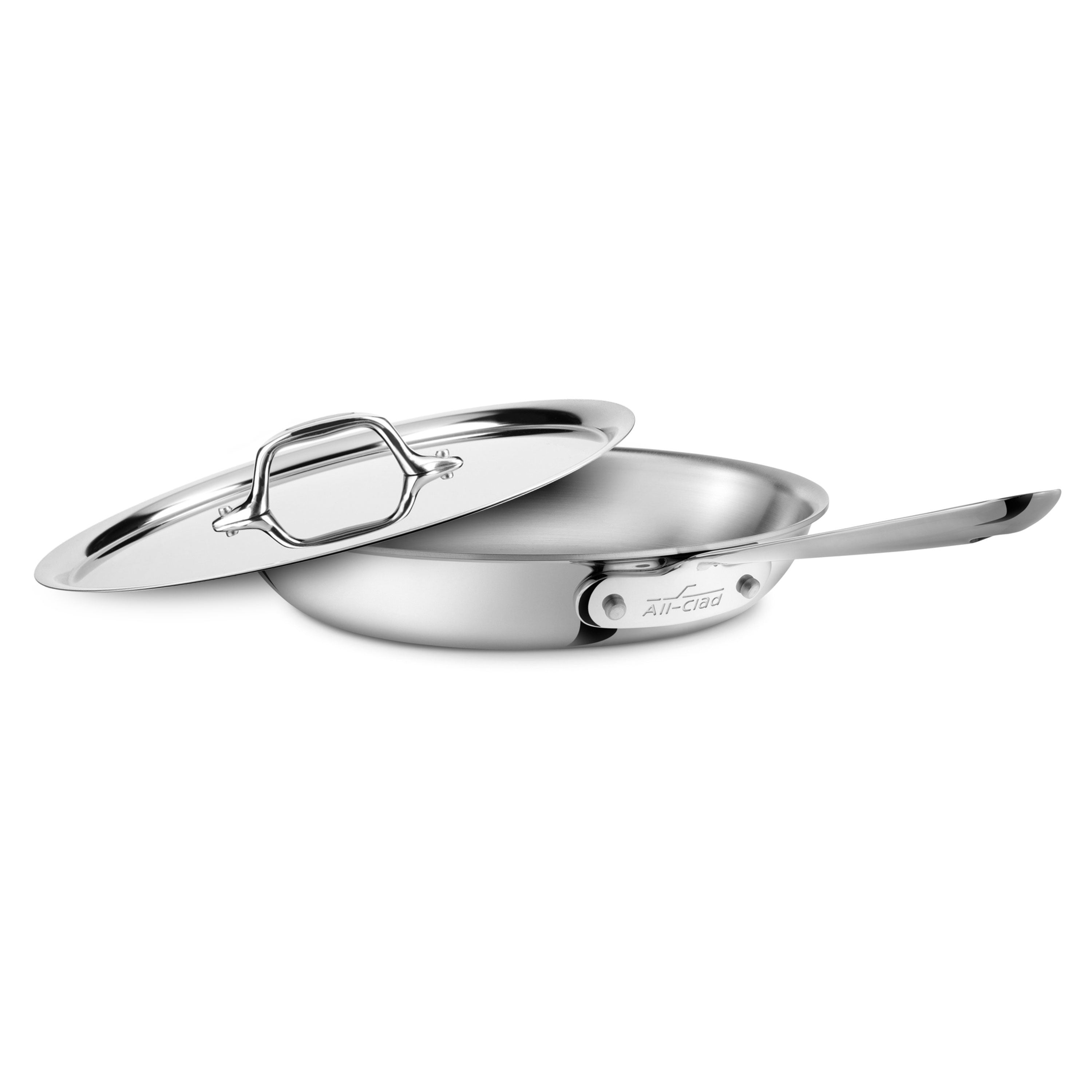 All-Clad Stainless Steel D3 Everyday Deep 8.5 Inch and 10.5 Inch Fry-Pan  Set