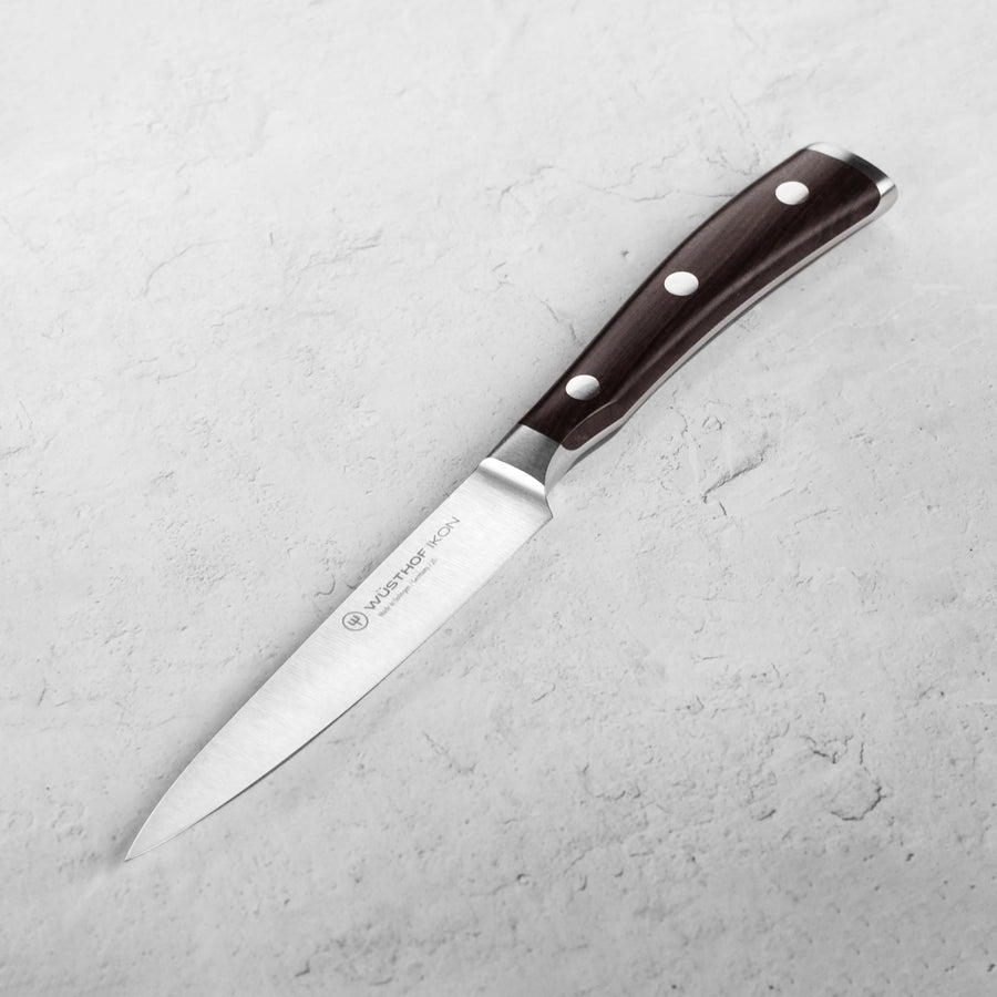 Wusthof Ikon Blackwood 4.5" Utility Knife