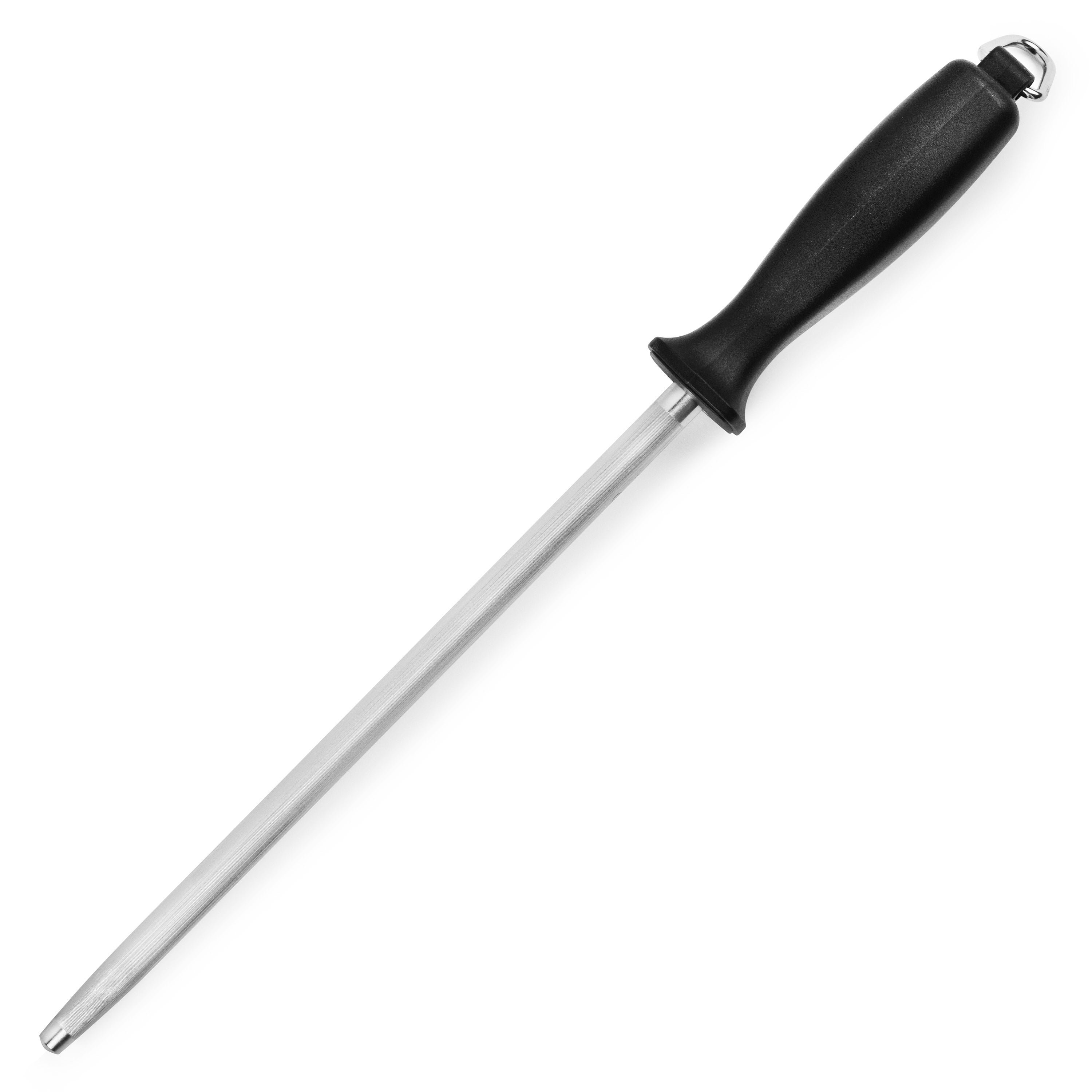Honing Steel Knife Sharpening Rod 11 inches, Premium Carbon Steel