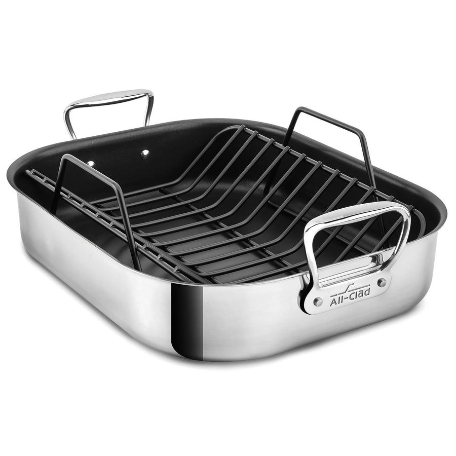All-Clad 16" x 13" Nonstick Roasting Pan with Rack