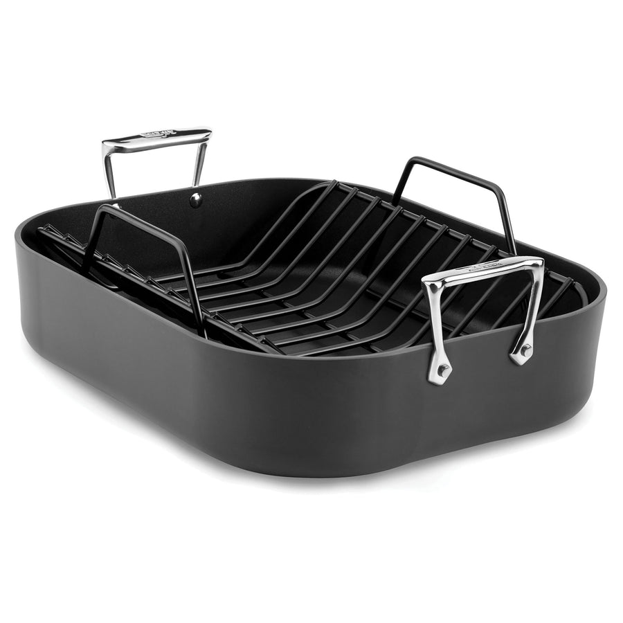 All-Clad HA1 Nonstick 16" x 13" Roasting Pan with Rack