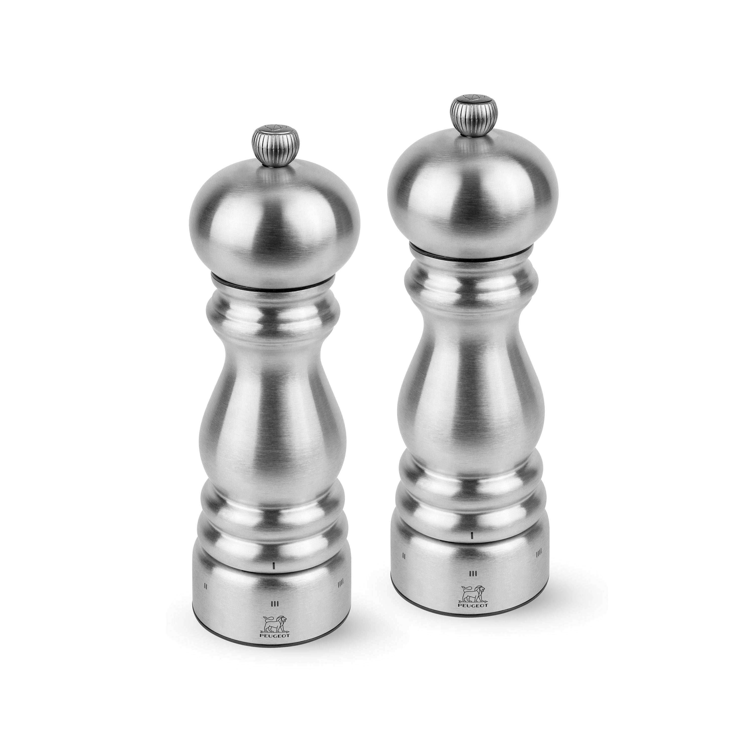Peugeot Stainless Steel Salt & Pepper Mill Set - Paris 7 u'Select –  Cutlery and More