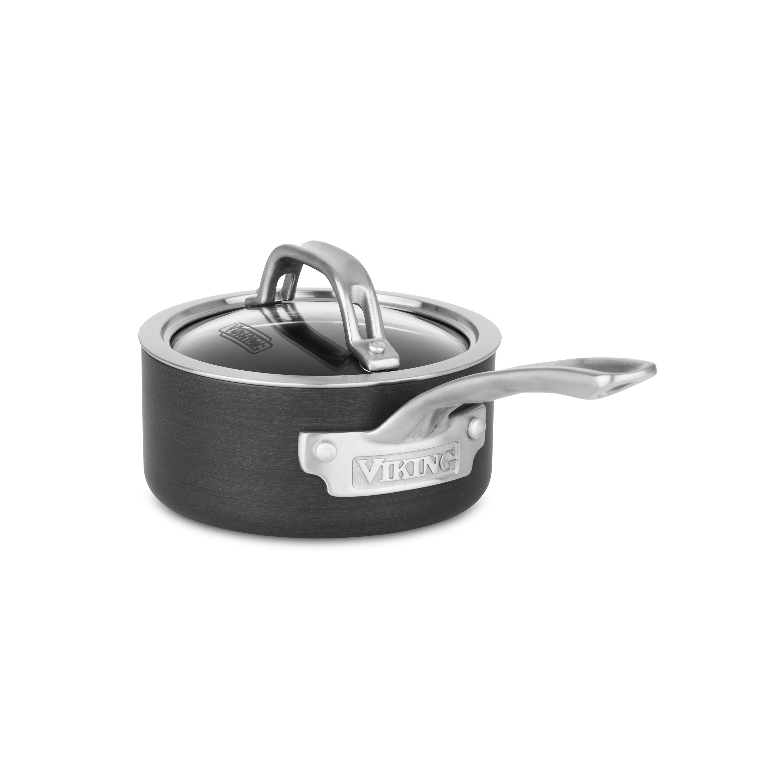 4-Quart Hard Anodized Nonstick Saucepot with Lid