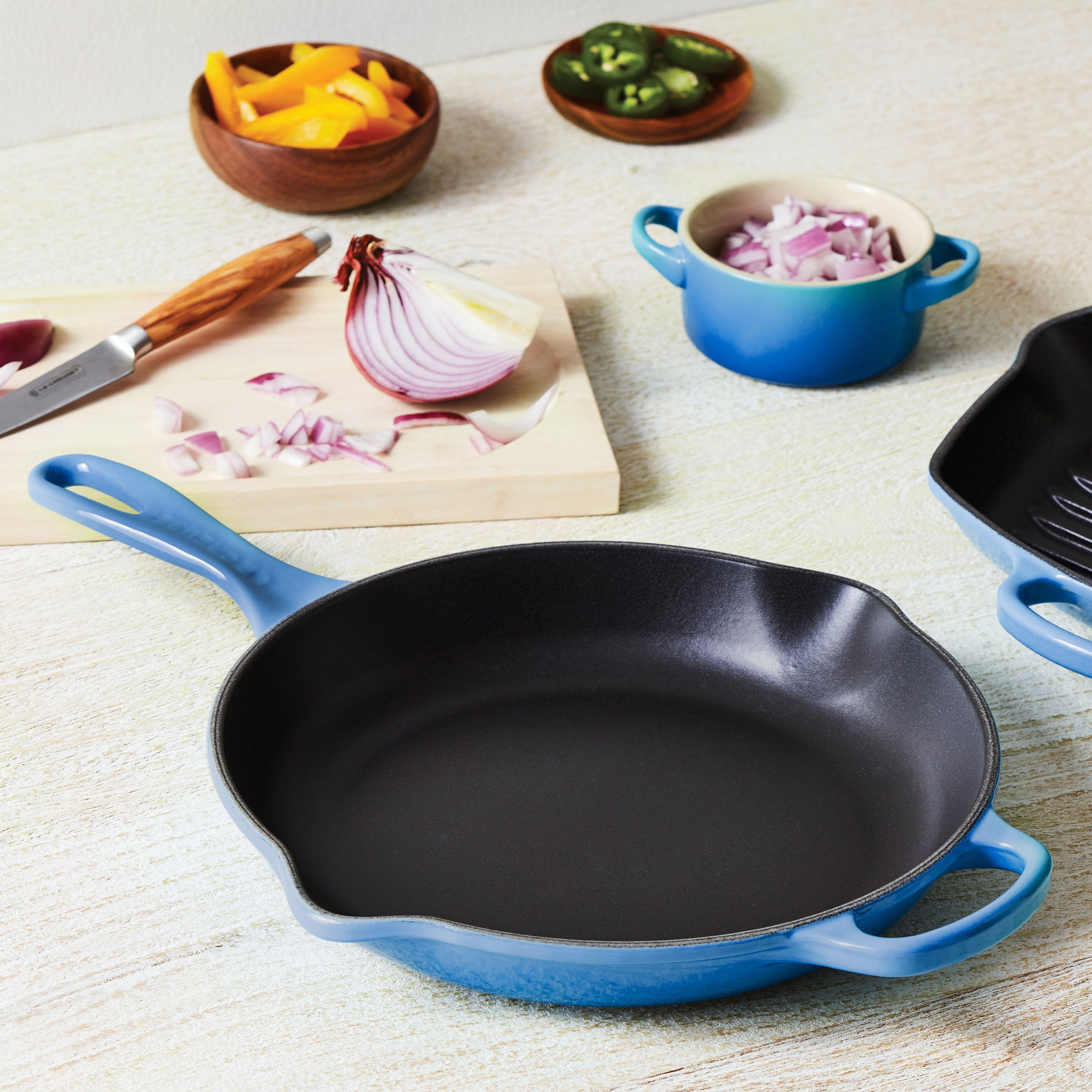 easy iron キャロット Le Creuset Skillet - 11.75