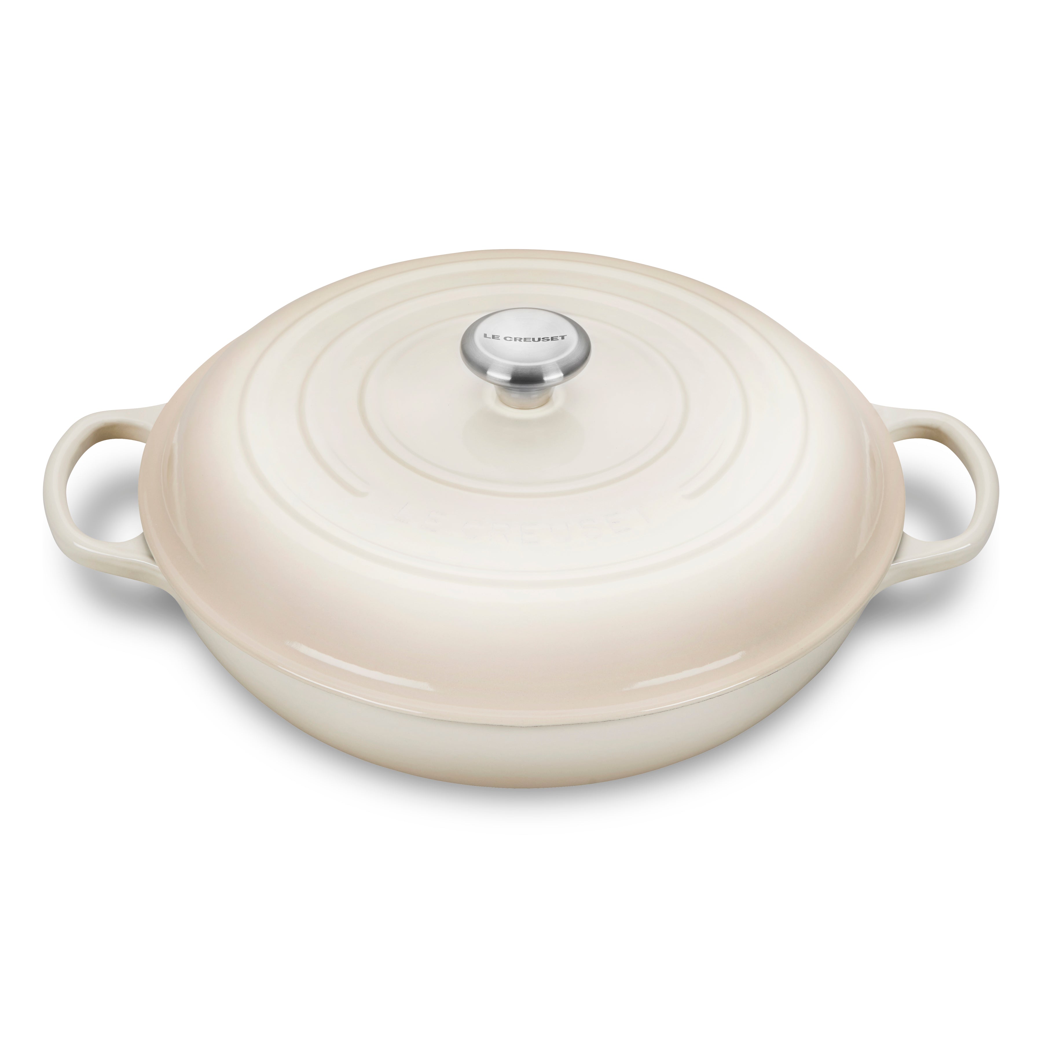 Le Creuset ~ Enameled Cast Iron ~ Meringue ~ Signature Braiser