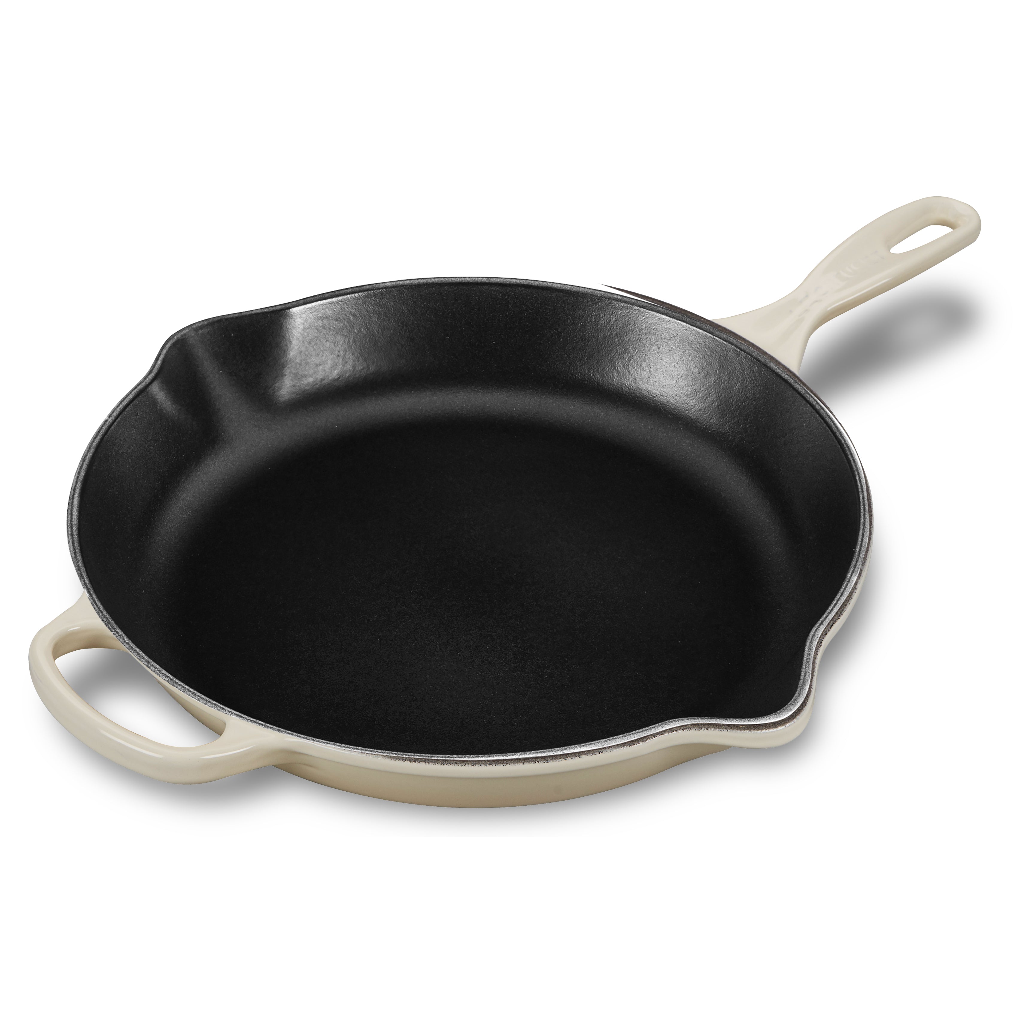  Le Creuset Enameled Cast Iron Signature Iron Handle Skillet,  11.75 (2-3/8 qt.), Oyster: Home & Kitchen