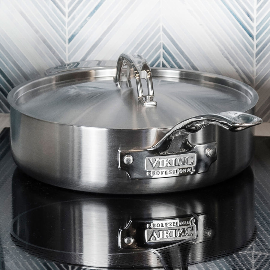 Viking Professional 5-ply 3.4-quart Stainless Steel Saute Pan