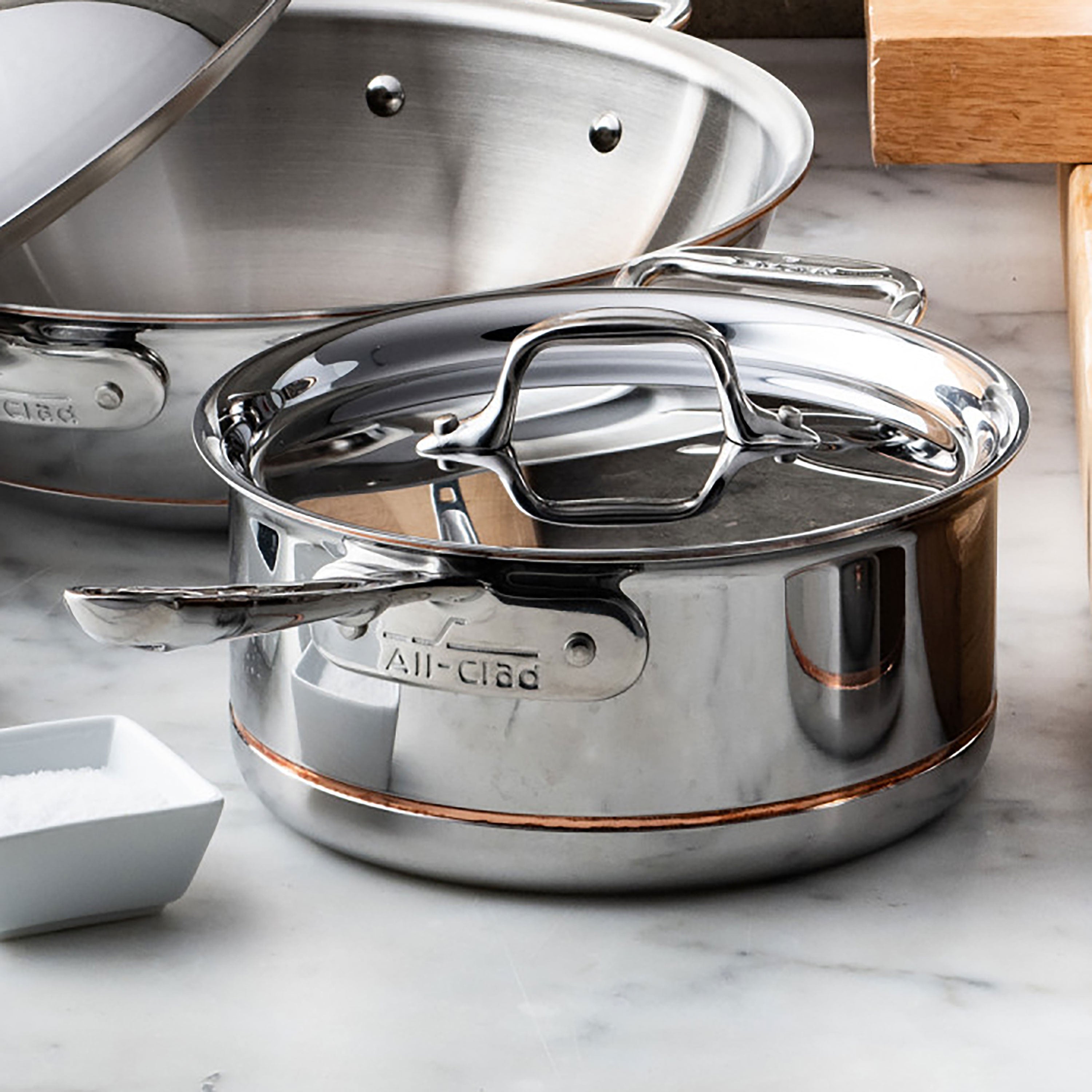 All-Clad Copper Core Saucepan - 3-qt – Cutlery and More