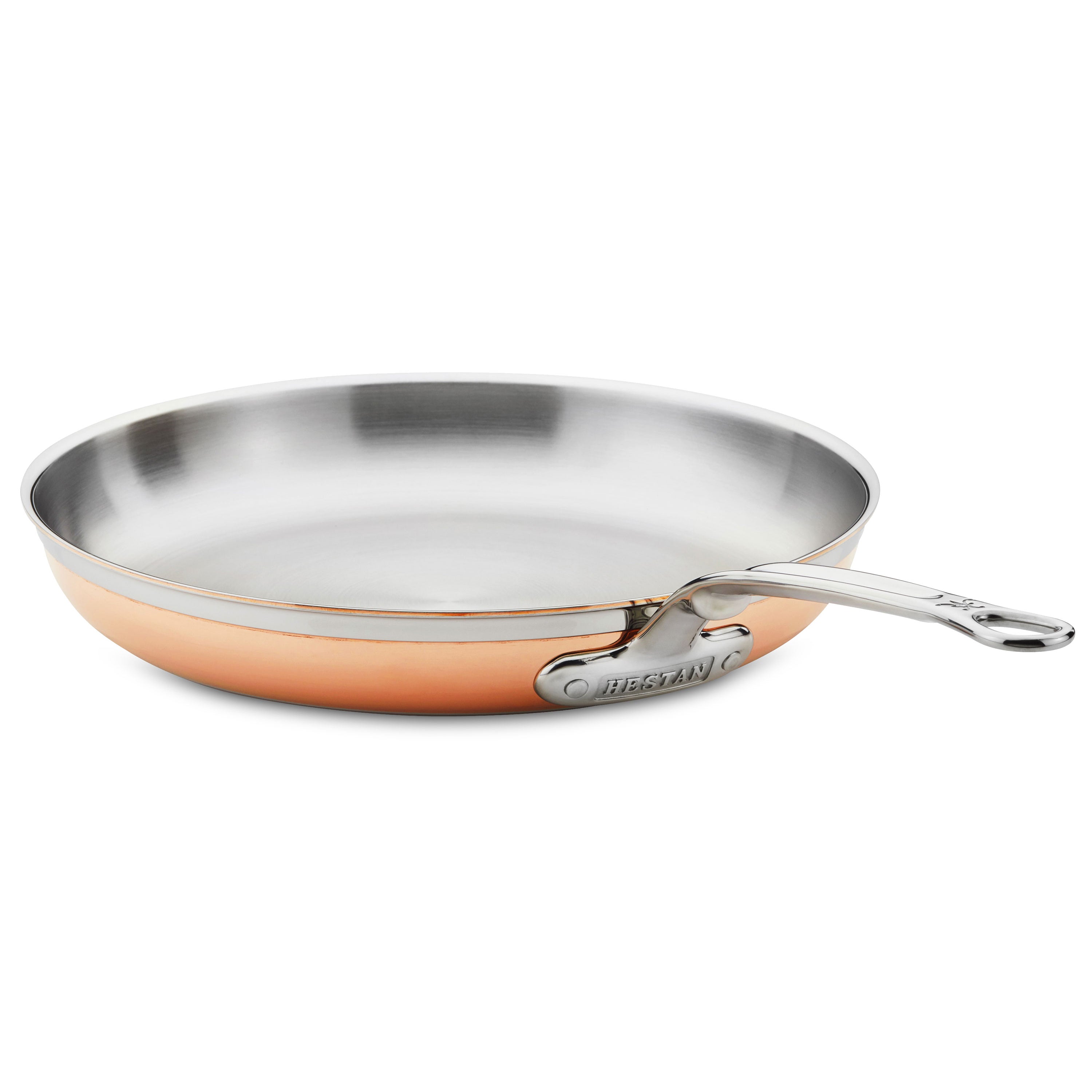 Risotto pan or wok copper core