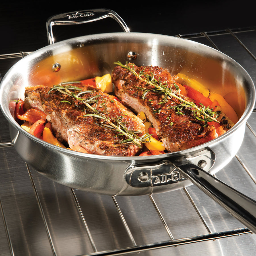 All-Clad d5 Brushed Stainless 3-quart Saute Pan