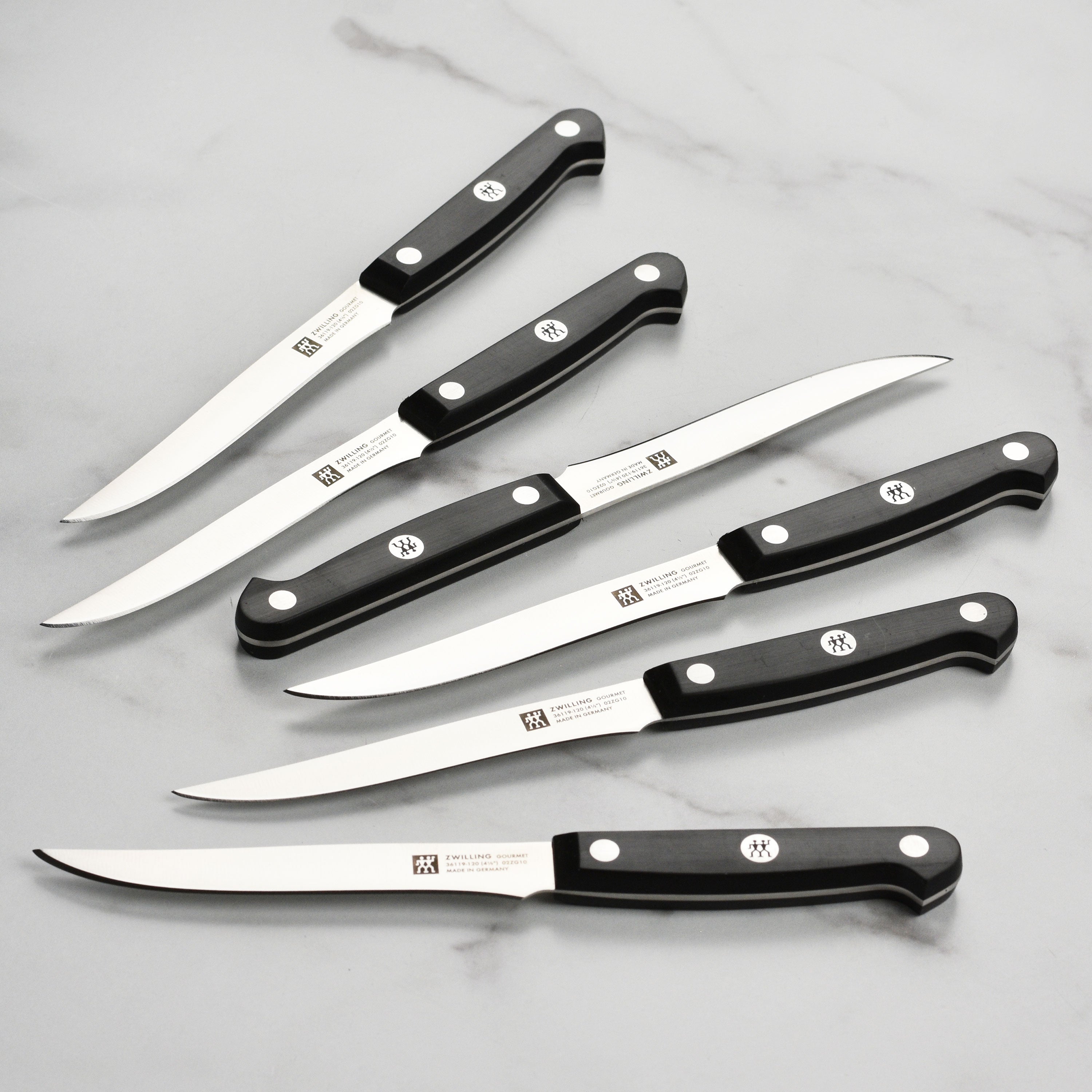 調理器具 ZWILLING HERREN-BESTECK GOURMET-SET Zwilling Gourmet Steak Knife Set - 6 Piece – Cutlery and More