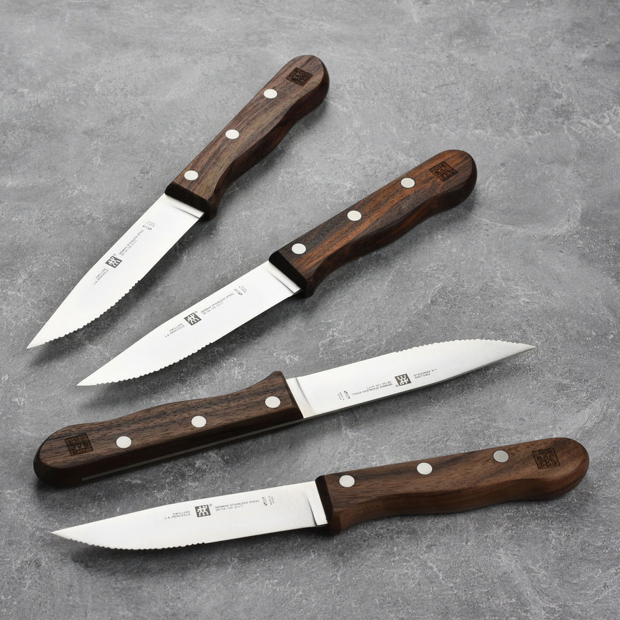 Zwilling 4 Piece Steakhouse Steak Knife Set with Storage Case