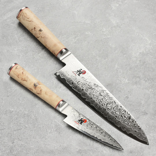 Miyabi Birchwood SG2 2 Piece Chef's & Paring Knife Set
